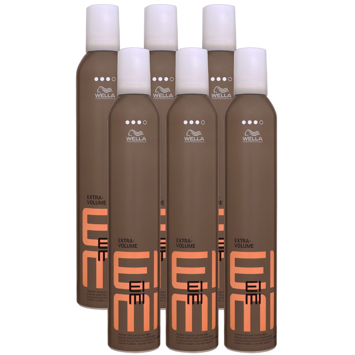 Wella Eimi Extra Volume 6 x 500 ml Volumenschaum Set