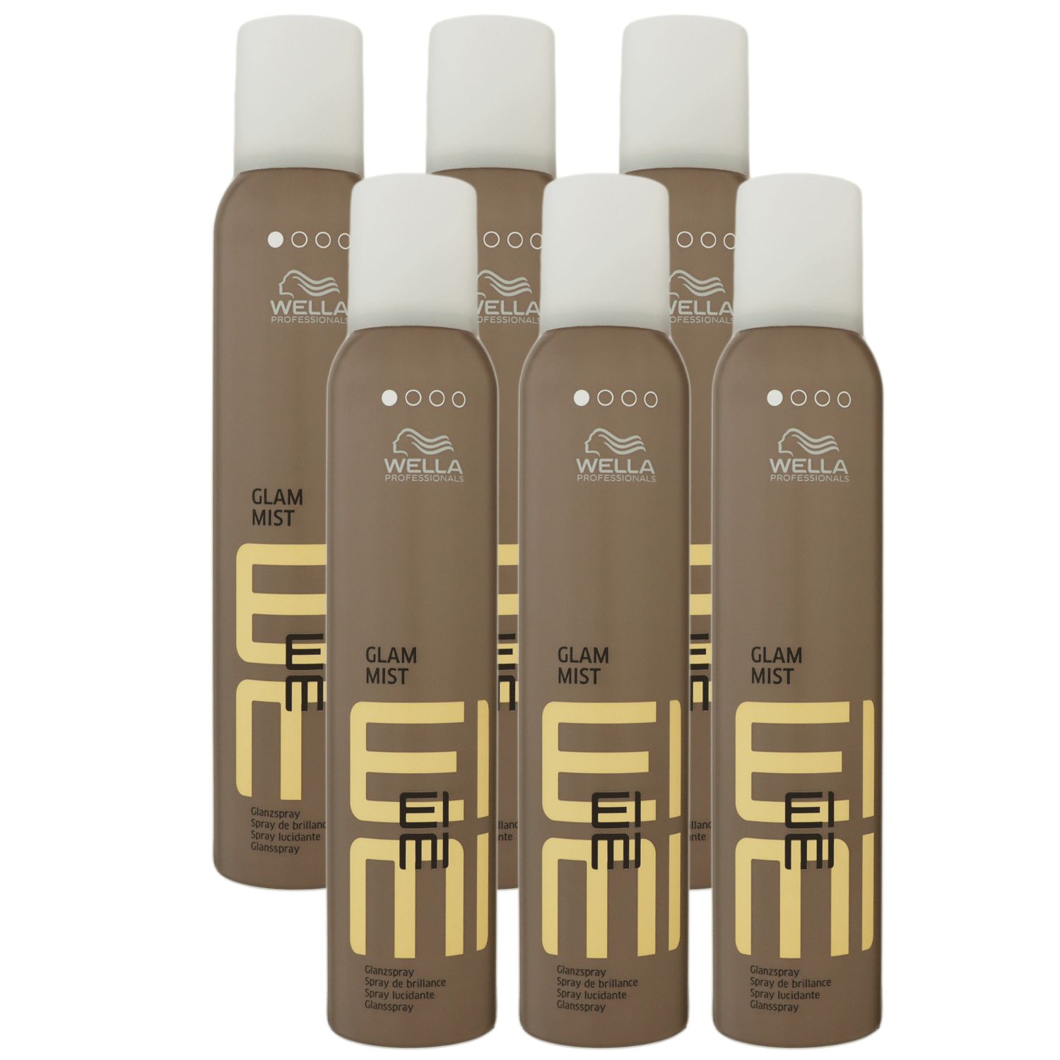 Wella Eimi Glam Mist 6 x 200 ml Glanzspray leichter halt Set