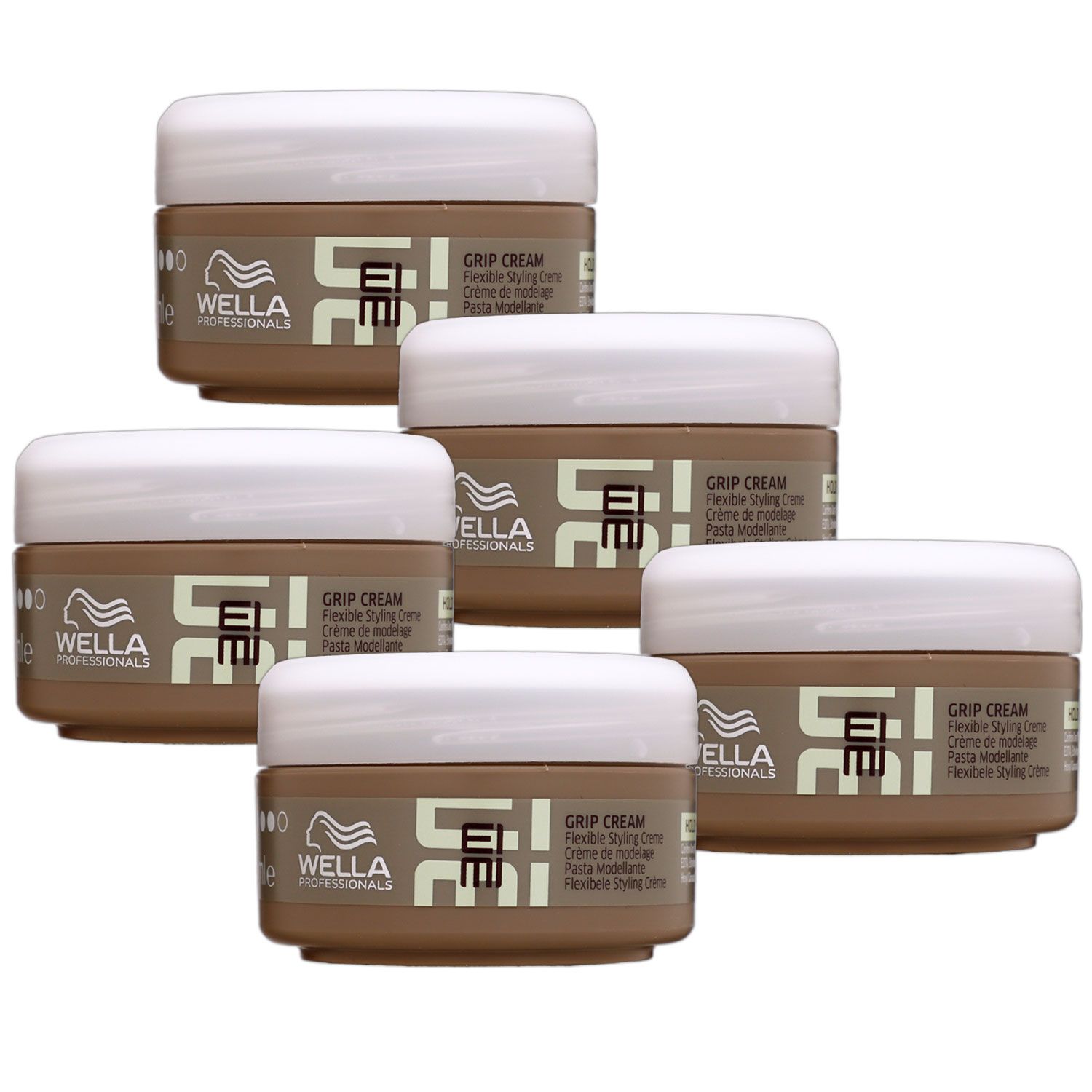 Wella Eimi Grip Cream 5 x 75 ml Stylingcreme Set