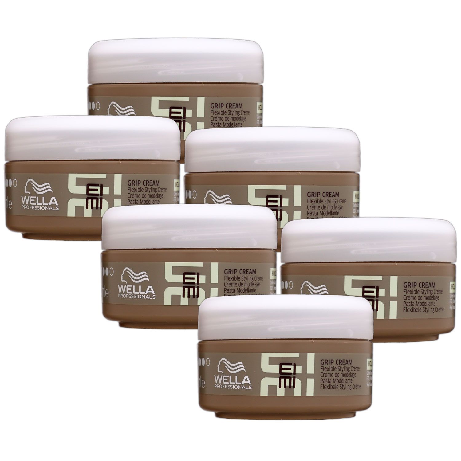 Wella Eimi Grip Cream 6 x 75 ml Stylingcreme Set