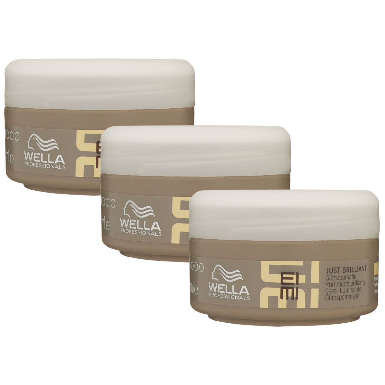 Wella Eimi Just Brilliant 3 x 75 ml Glanzpomade Set