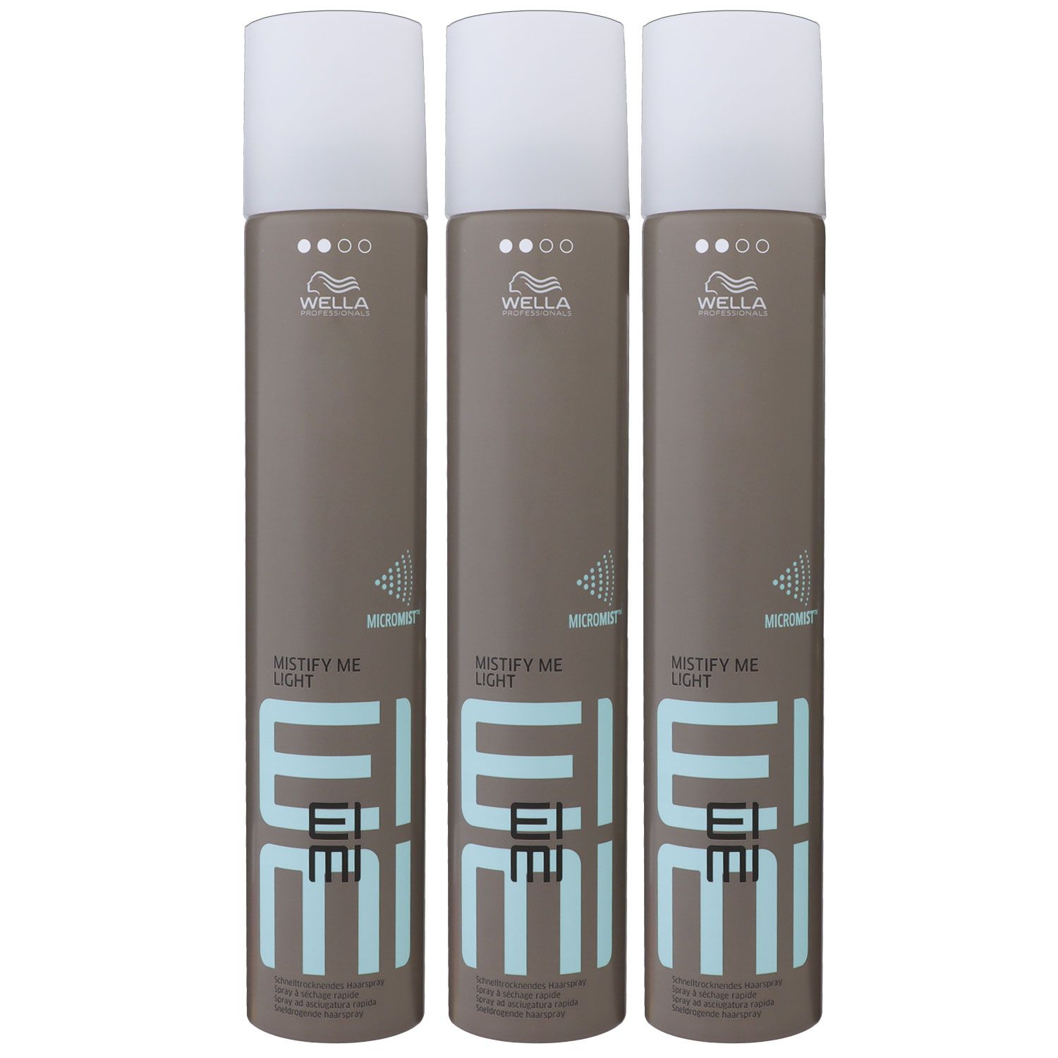 Wella Eimi Mistify Me light 3 x 500 ml Haarspray Set