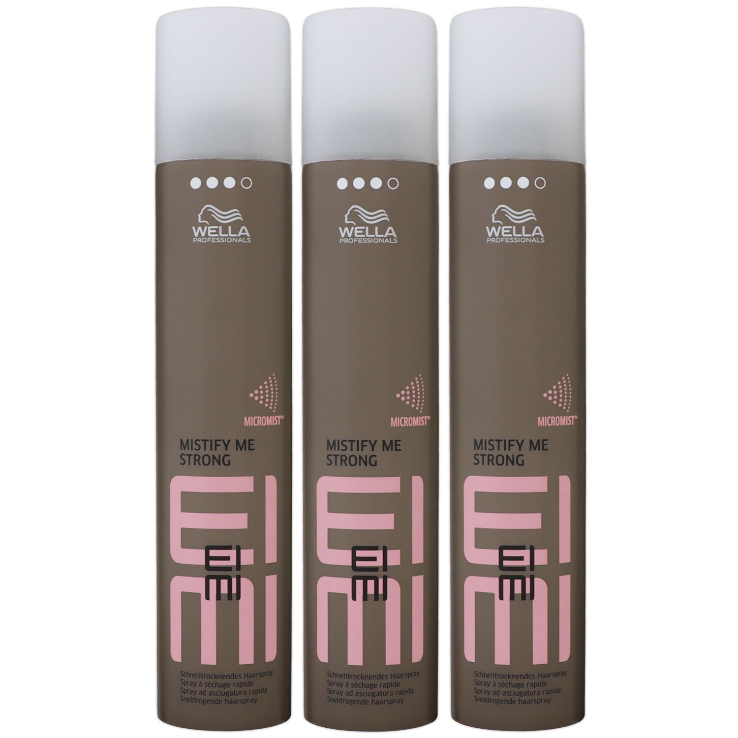 Wella Eimi Mistify Me strong 3 x 300 ml Haarspray Set