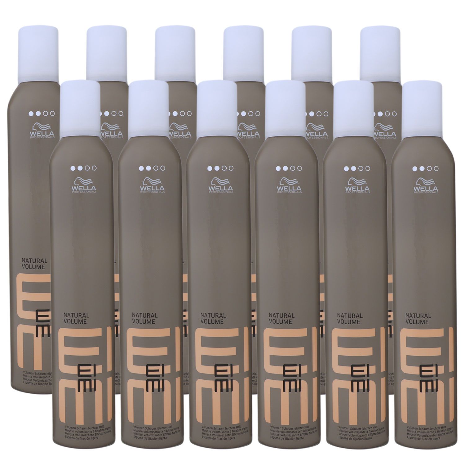 Wella Eimi Natural Volume 12 X 500 Ml Volumising Mousse