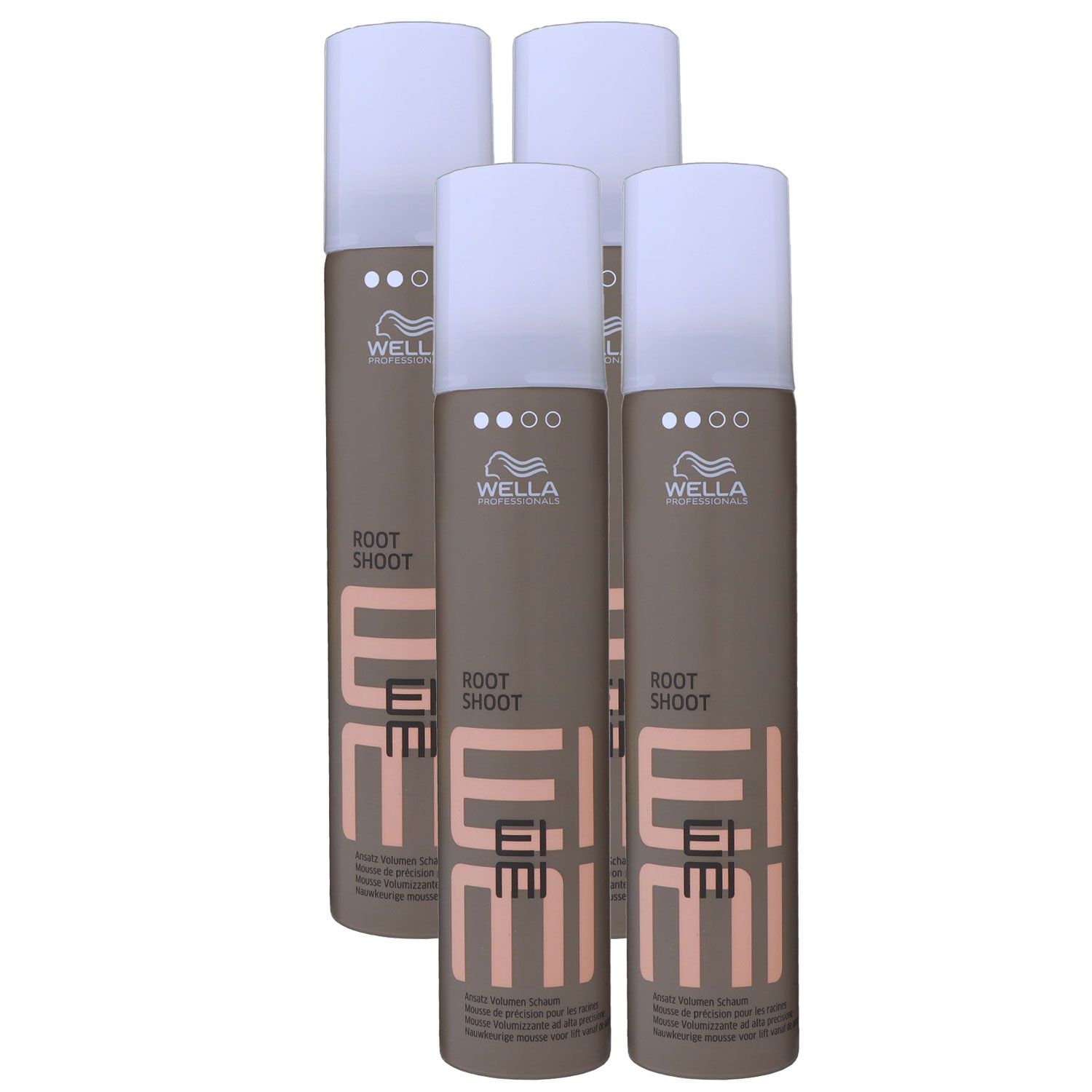 Wella Eimi Root Shoot 4 x 200 ml Ansatz Volumenschaum Set