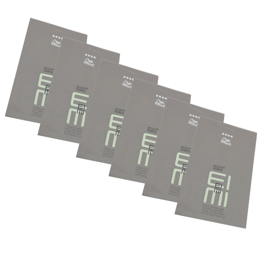 Wella Eimi Sculpt Force Flubber 6 x 6 ml Haargel Set
