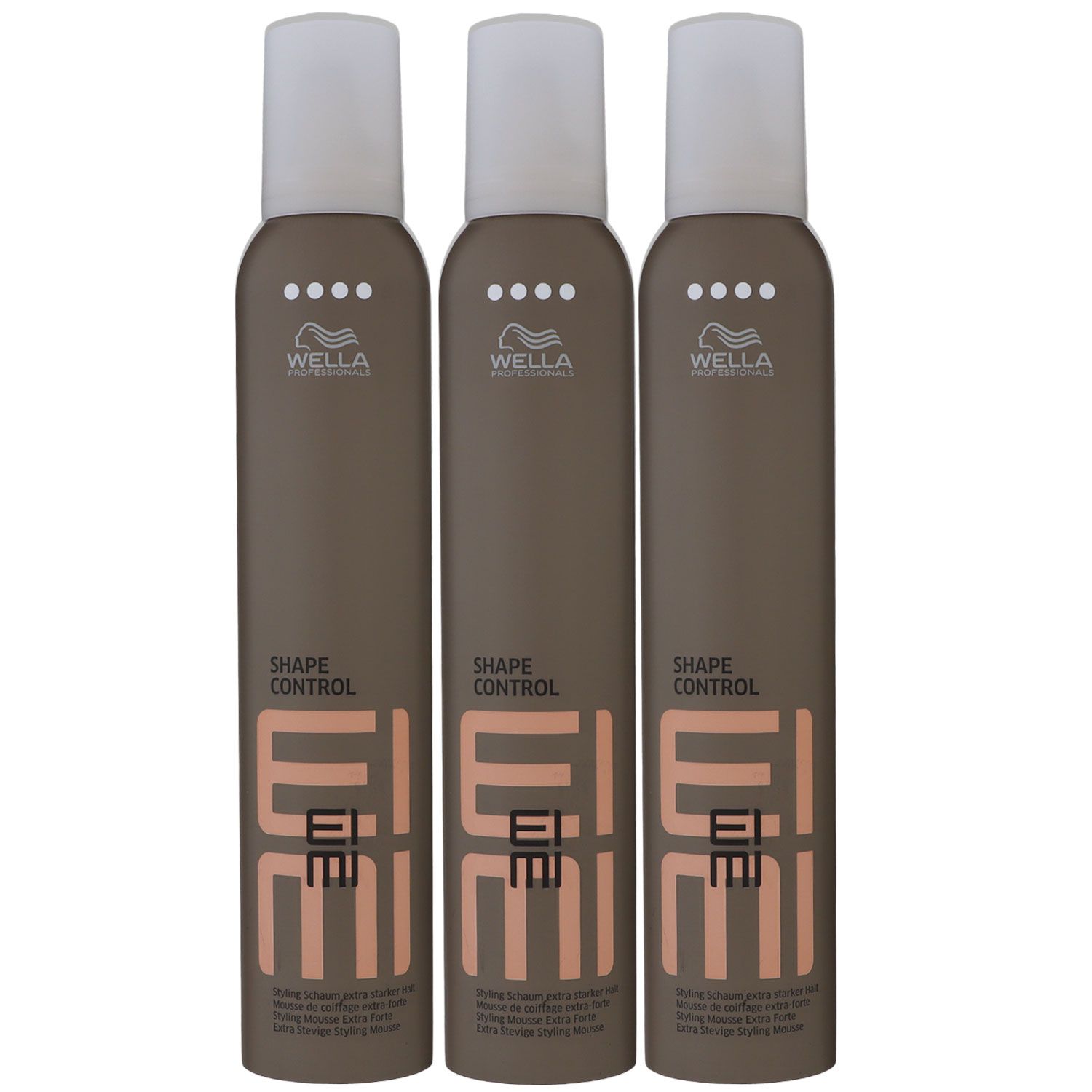 Wella Eimi Shape Control 3 x 300 ml Styling Schaum Set