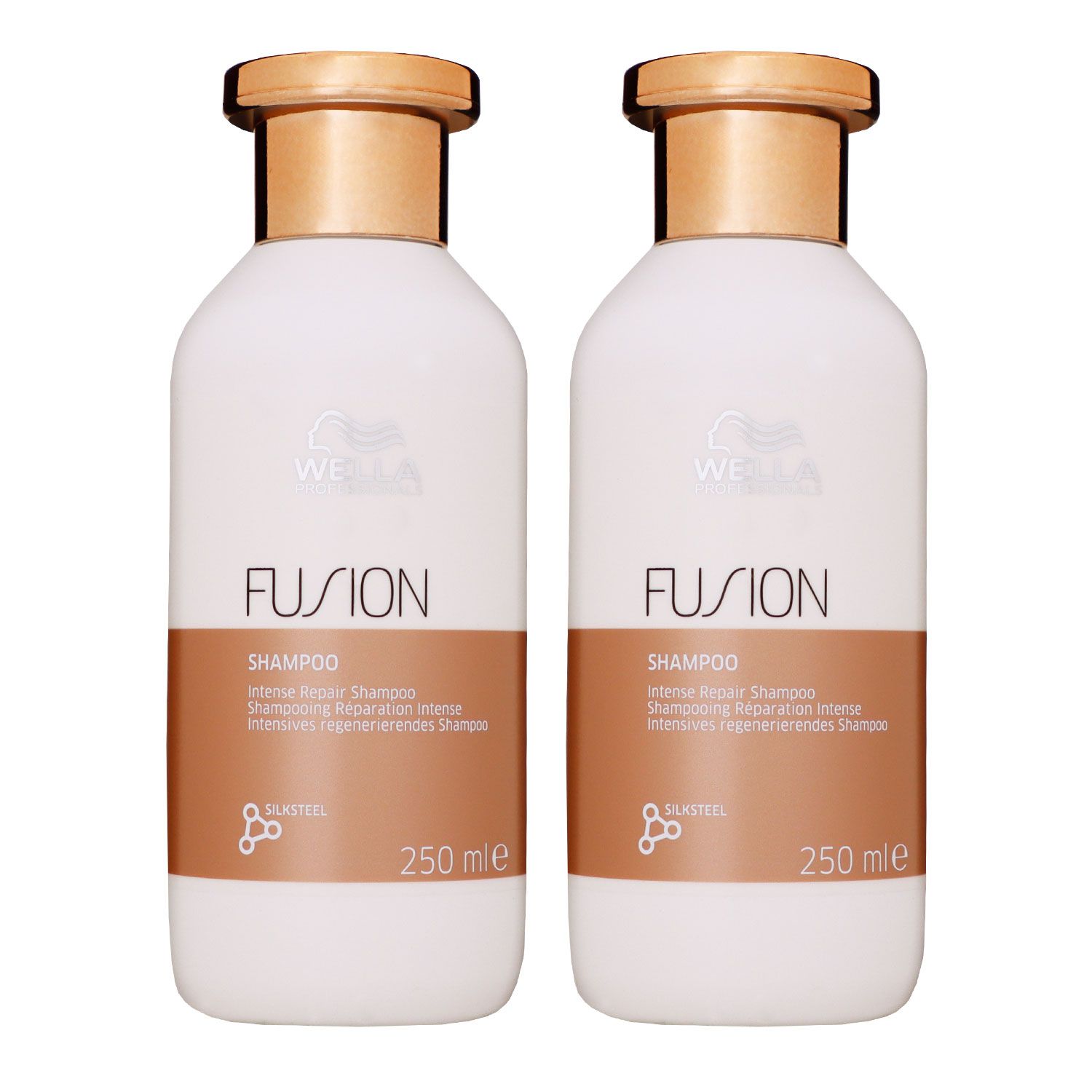 Wella Fusion Intense Repair 2 x 250 ml Shampoo f�r strapaziertes Haar Set