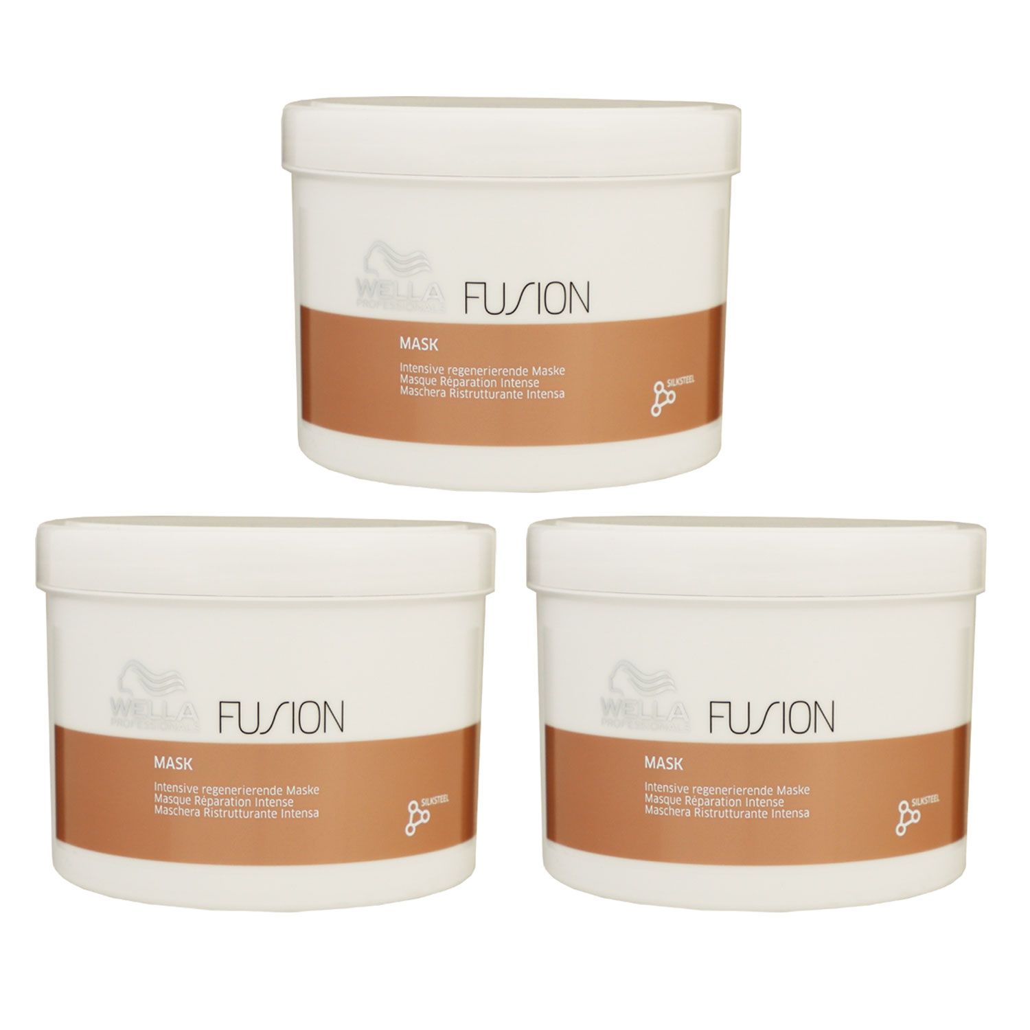 Wella Fusion intensive 3 x 500 ml Maske Set