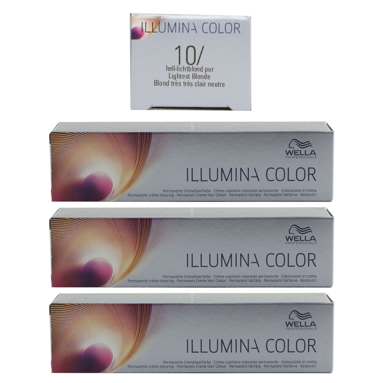 Wella Illumina 3 x 60 ml 10/ hell lichtblond Set