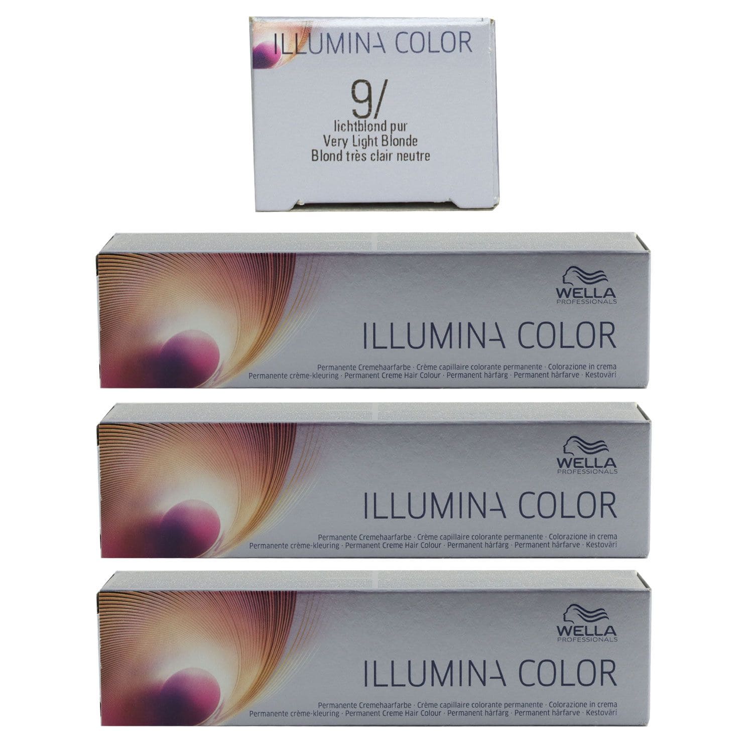 Wella Illumina 3 x 60 ml 9/ lichtblond Set