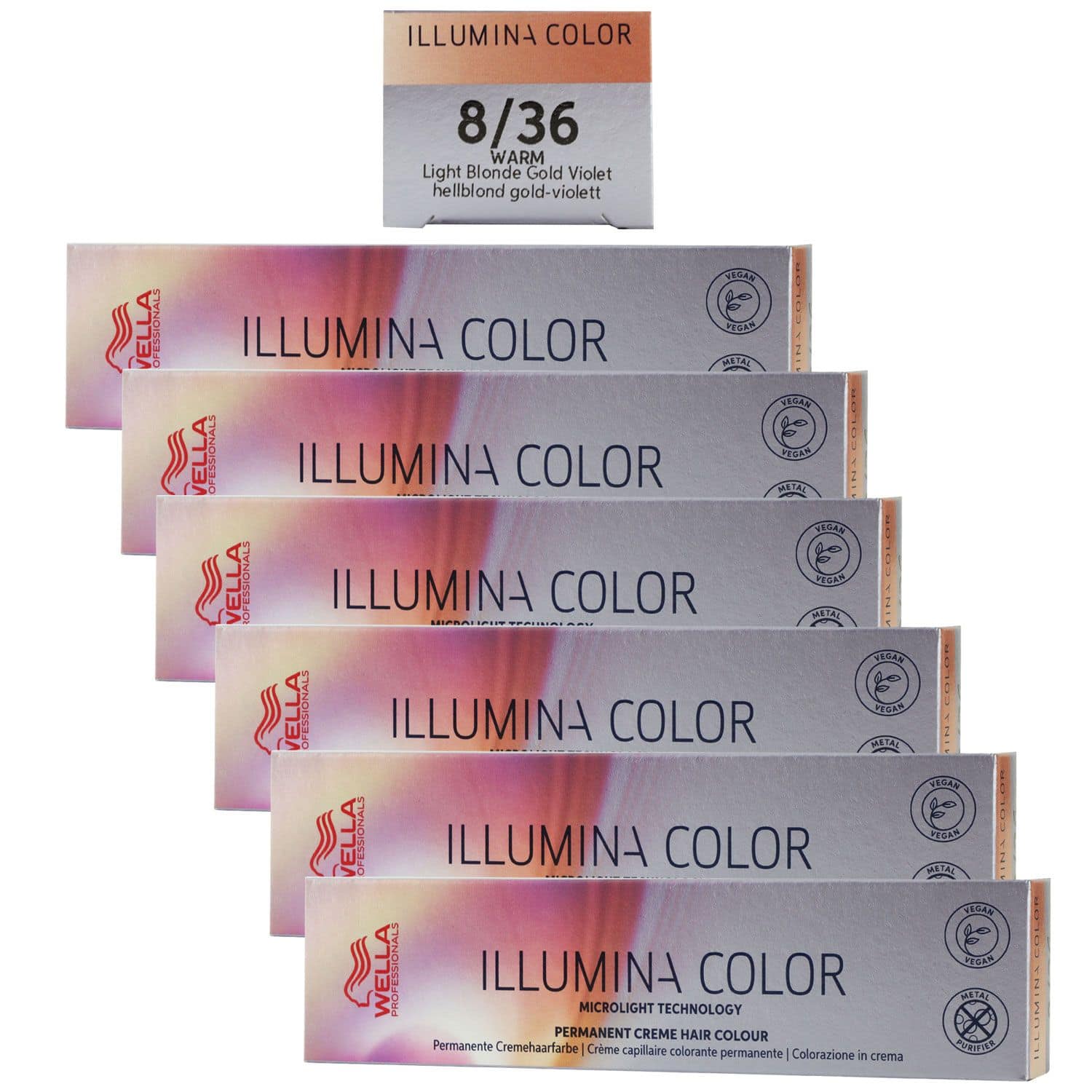 Wella Professionals Illumina Color 6 x 60 ml 8/36 Set