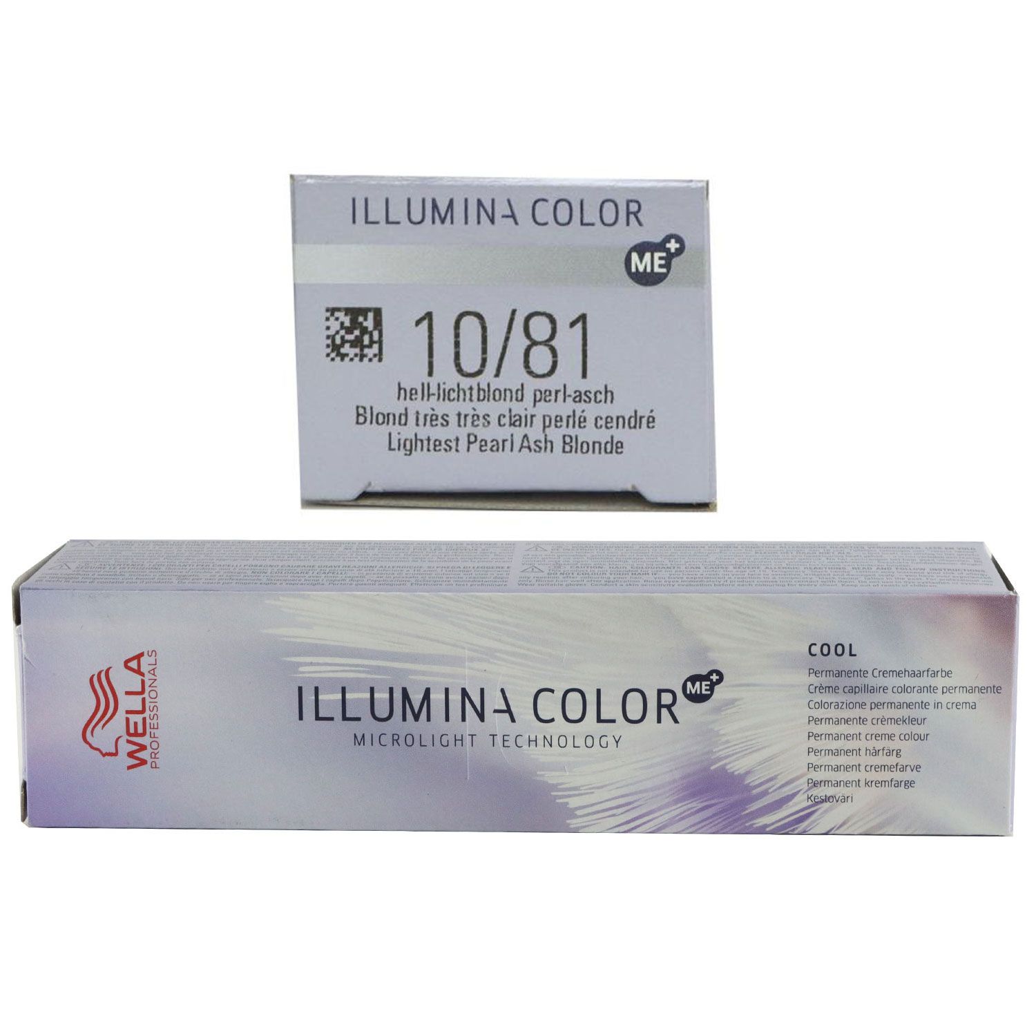 Wella Illumina 60 ml 10/81 hell lichtblond perl asch permanente Cremehaarfarbe