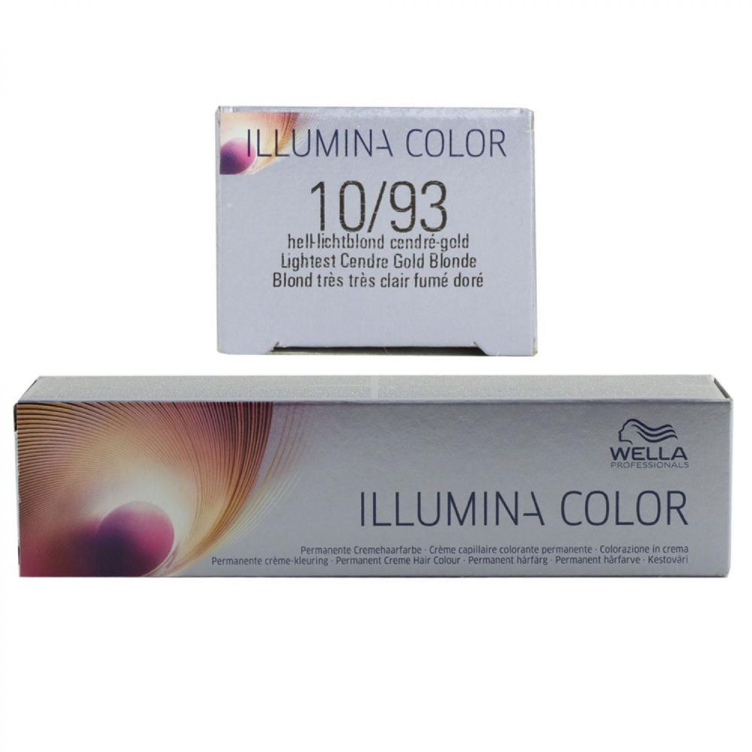 Wella Illumina 60 ml 10/93 hell lichtblond cendre gold permanente Cremehaarfarbe
