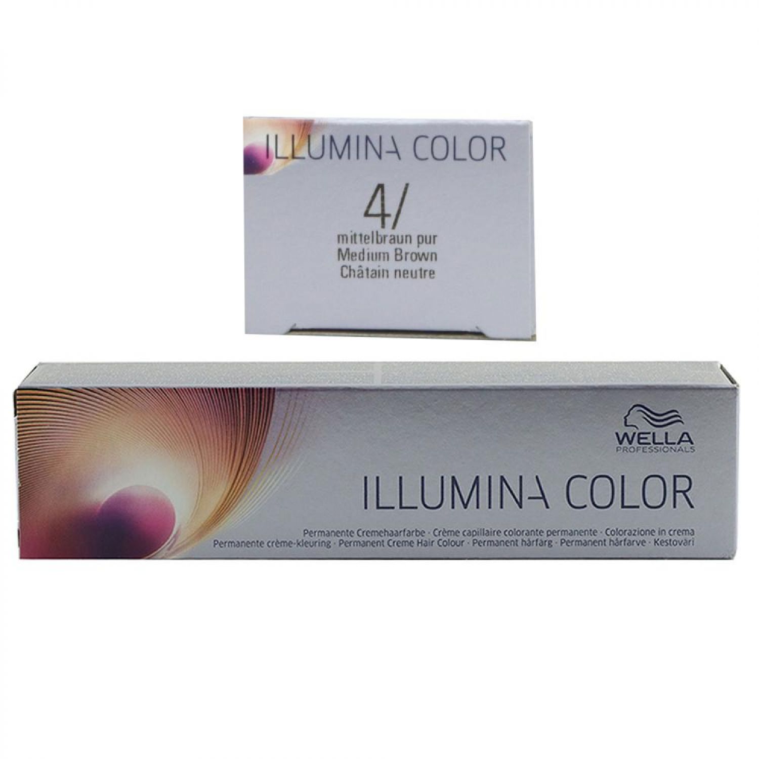 Wella Illumina 60 ml 4/ mittelbraun permanente Cremehaarfarbe