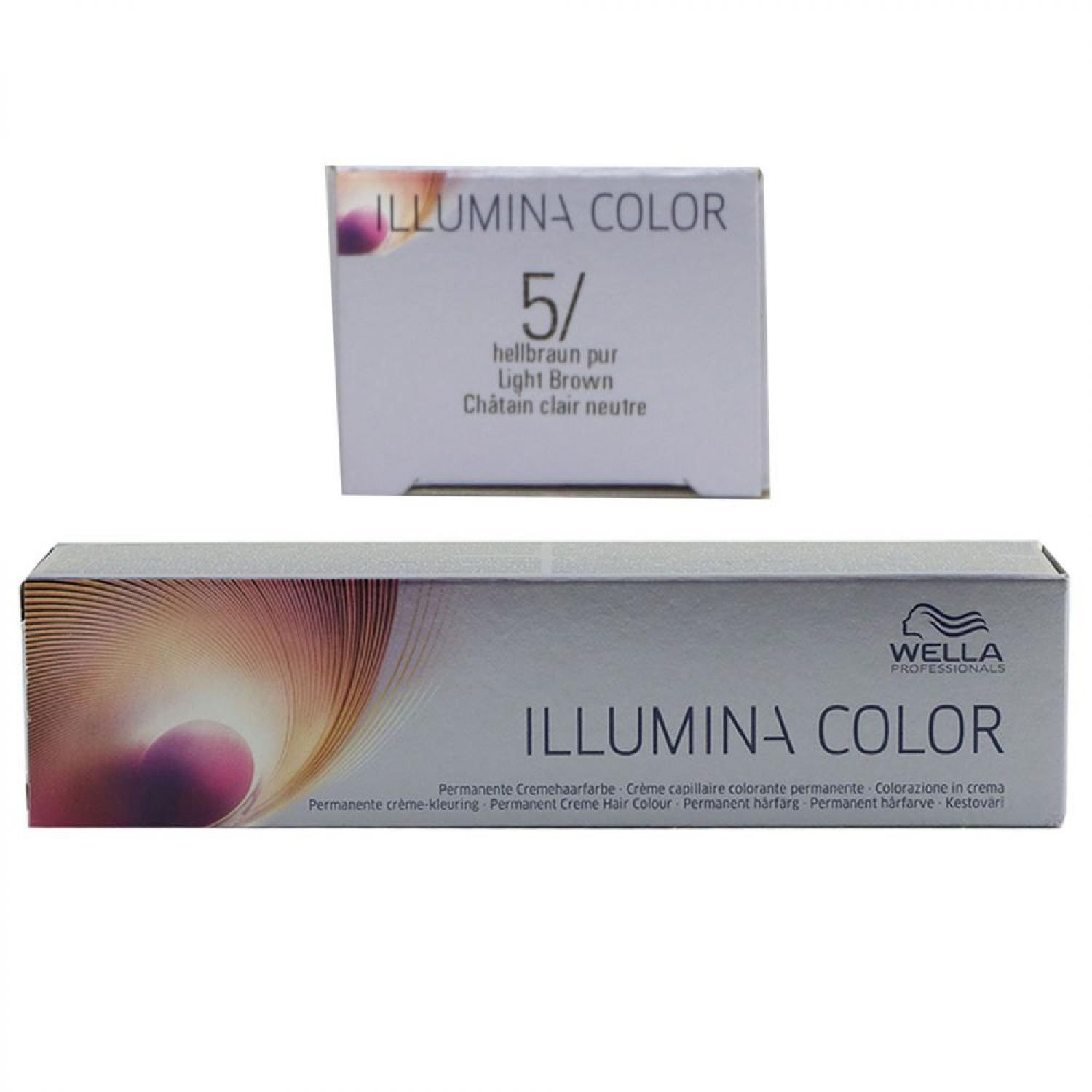 Wella Illumina 60 ml 5/ hellbraun permanente Cremehaarfarbe
