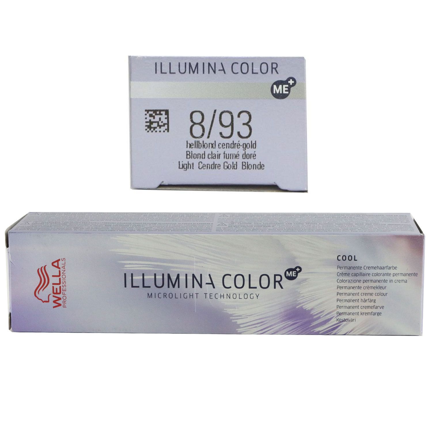Wella Illumina 60 ml 8/93 hellblond cendre gold permanente Cremehaarfarbe