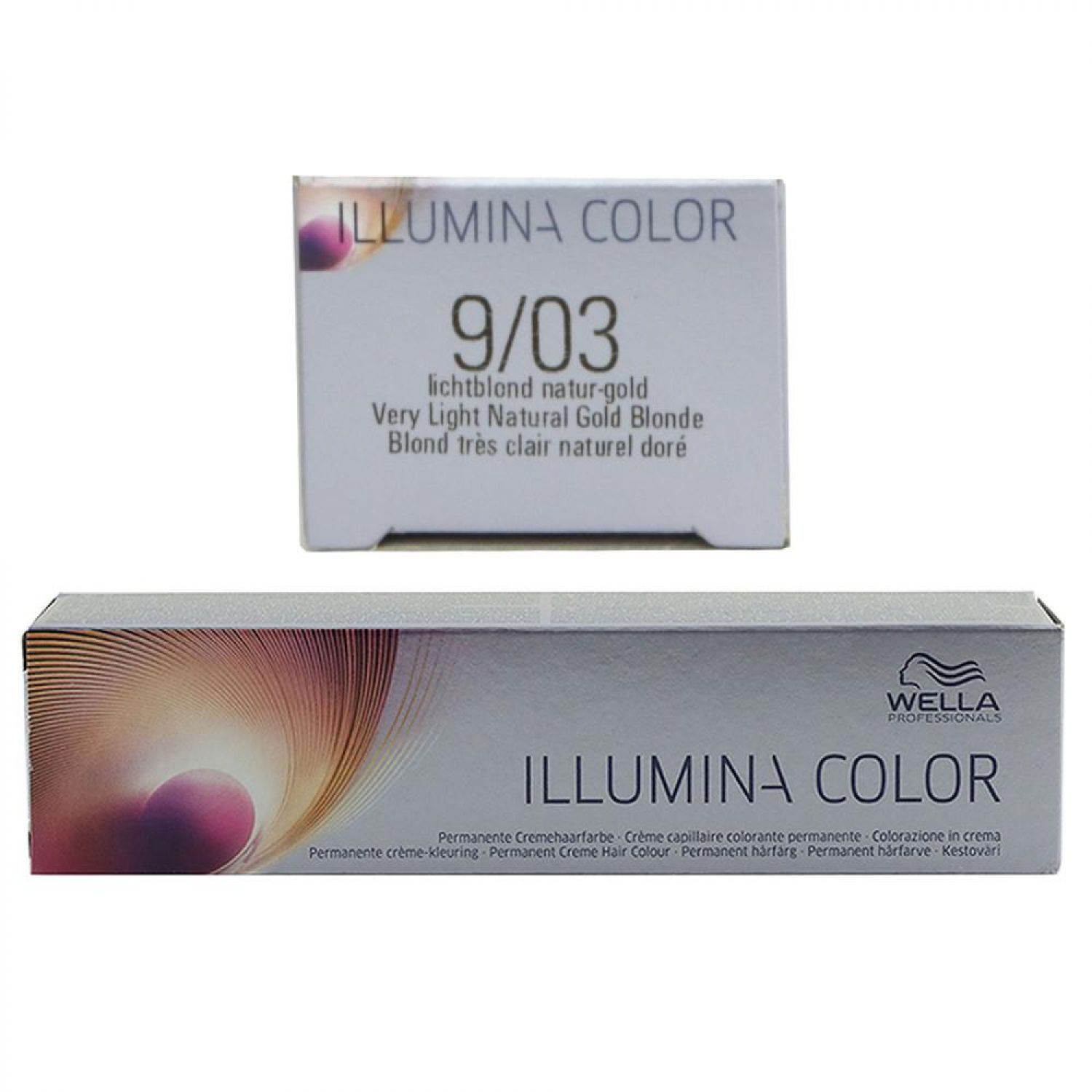 Wella Illumina 60 ml 9/03 lichtblond natur gold permanente Cremehaarfarbe