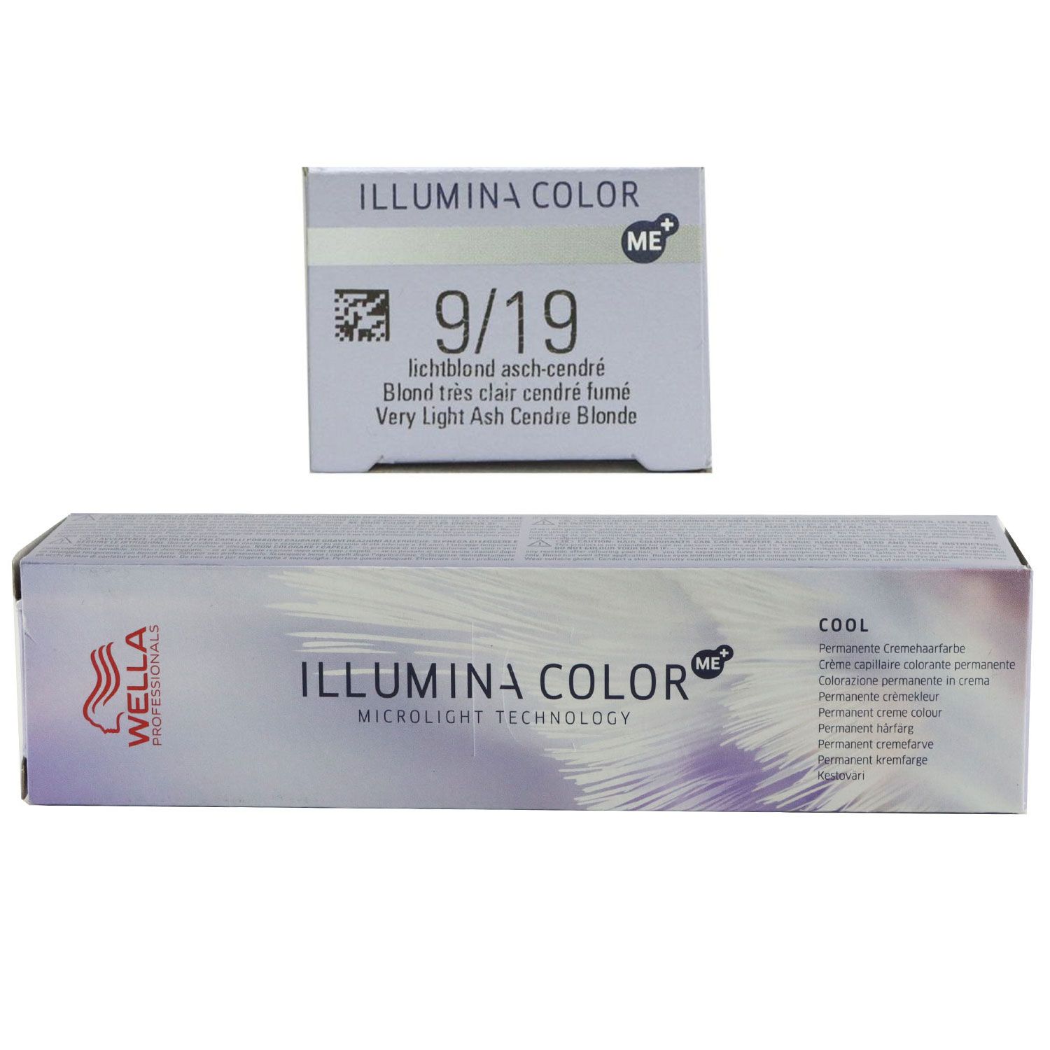 Wella Illumina 60 ml 9/19 lichtblond asch cendre permanente Cremhaarfarbe