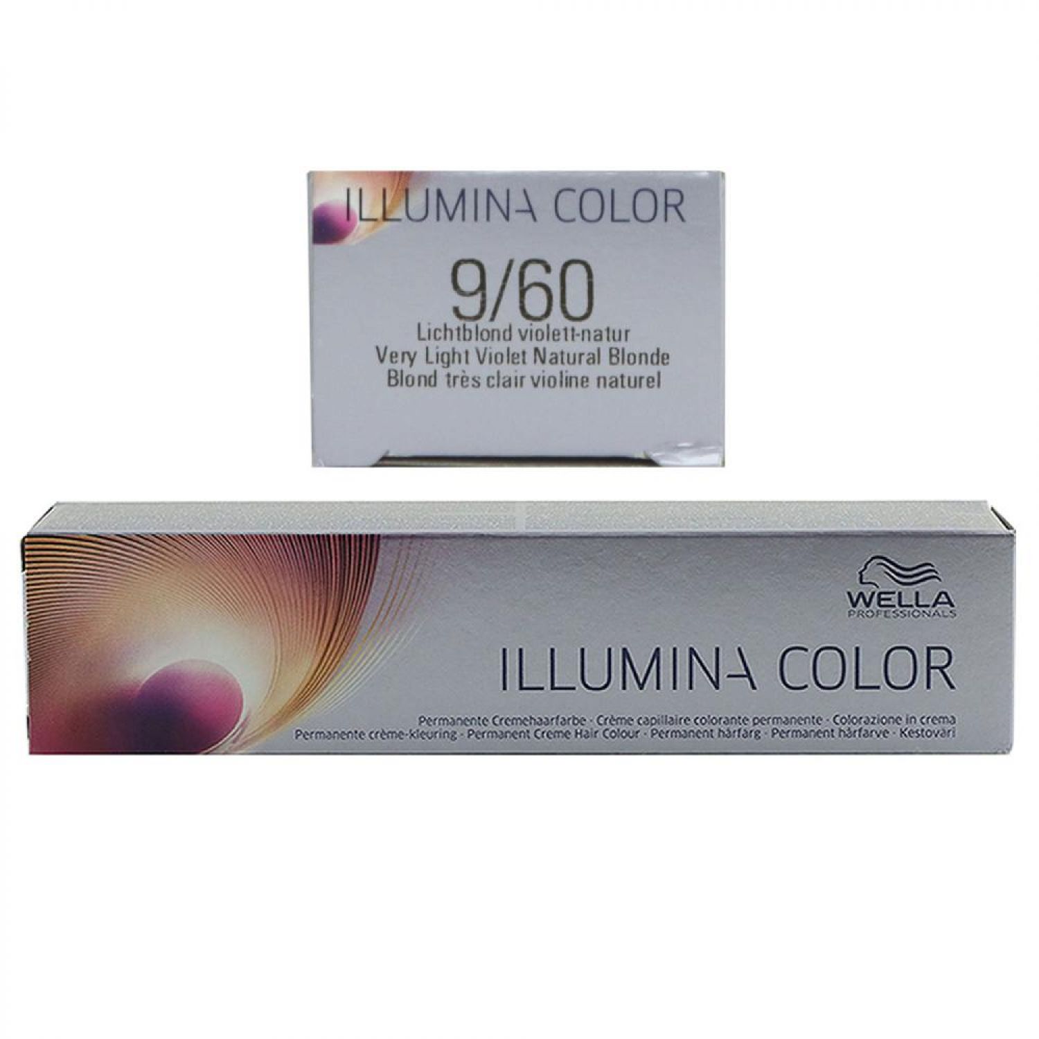 Wella Illumina 60 ml 9/60 lichtblond violett natur permanente Cremehaarfarbe