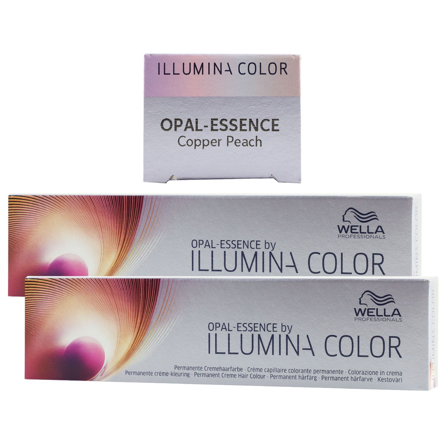 Wella Illumina Opal Essence 2 x 60 ml Copper Peach Set