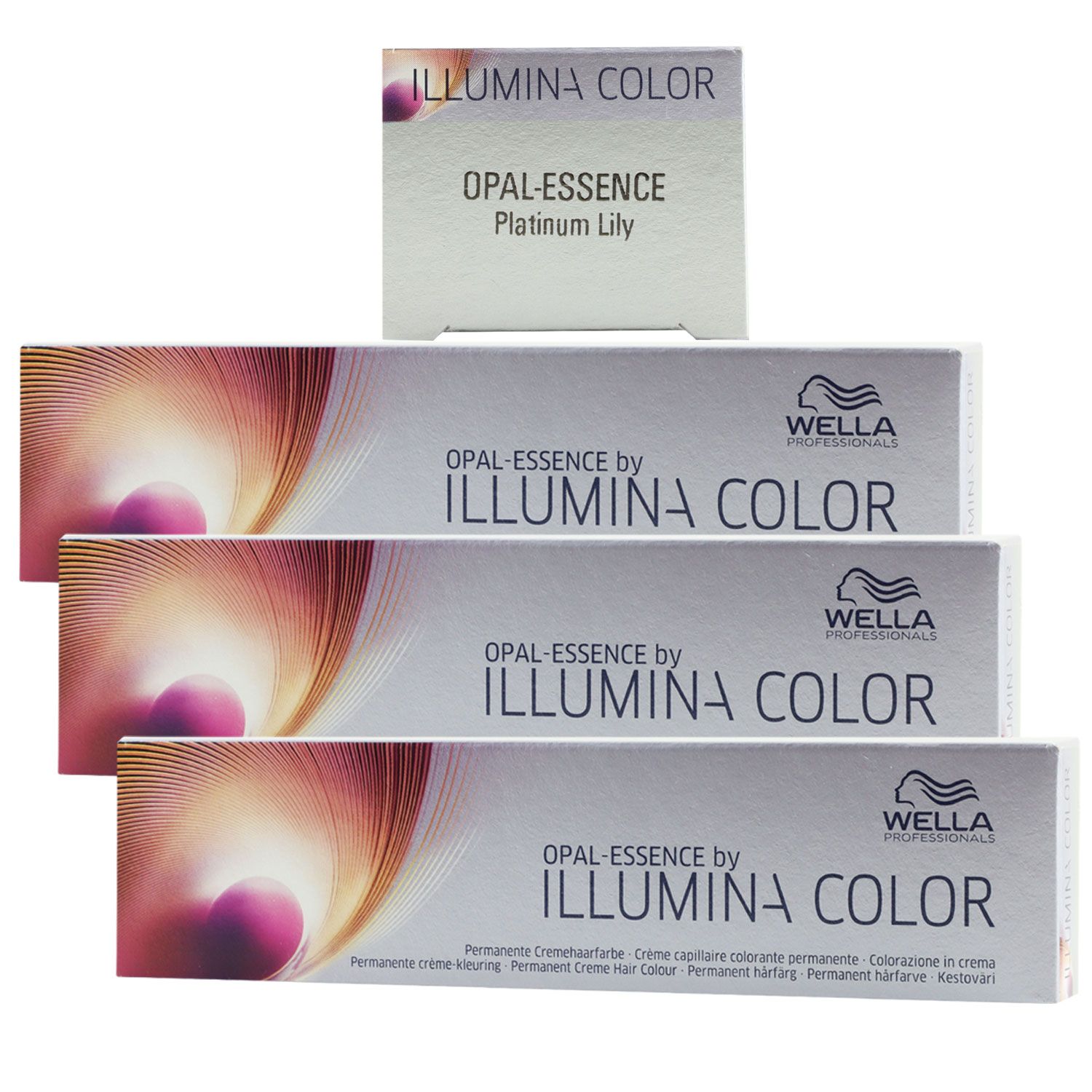 Wella Illumina Opal Essence 3 x 60 ml Platinum Lily Set