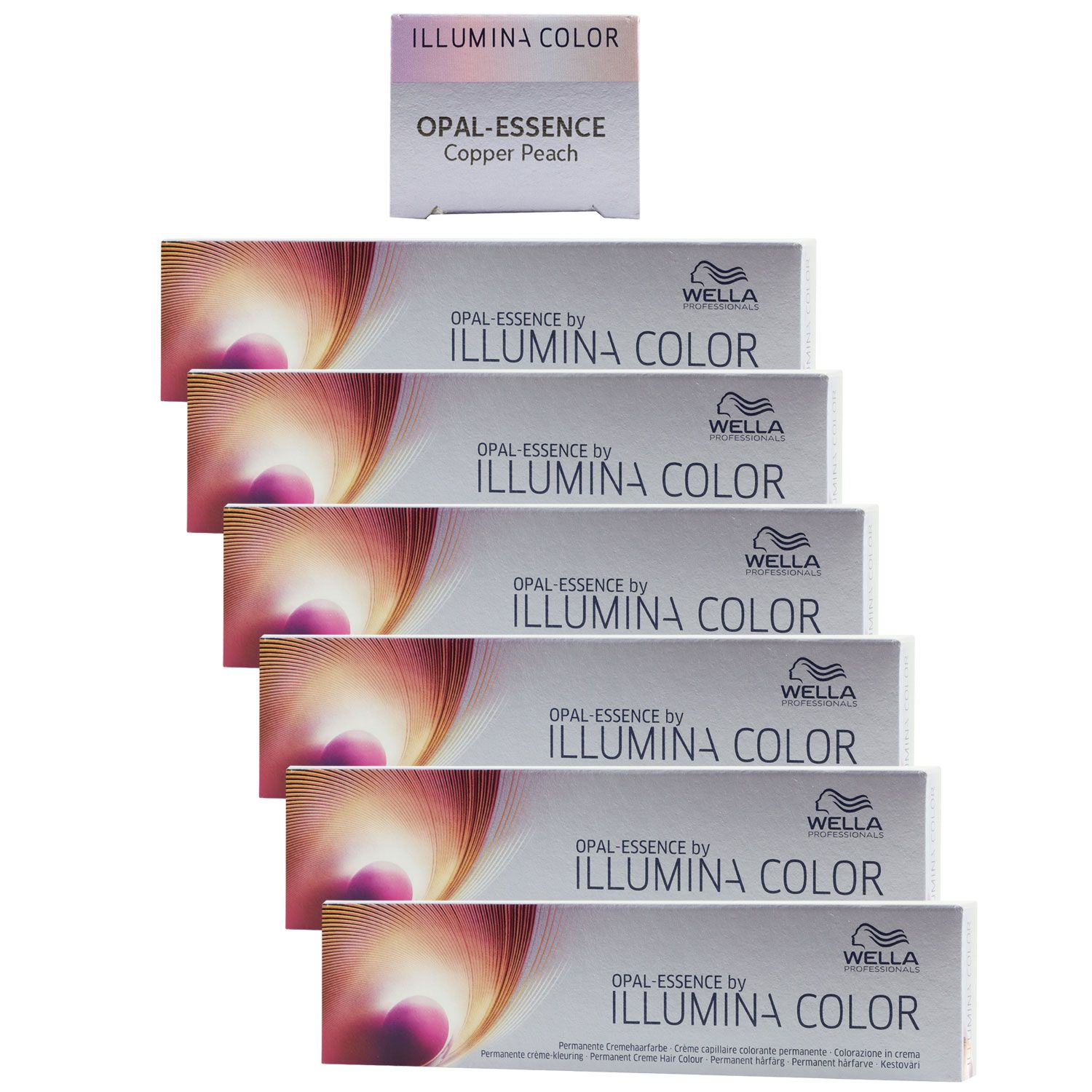 Wella Illumina Opal Essence 6 x 60 ml Copper Peach Set