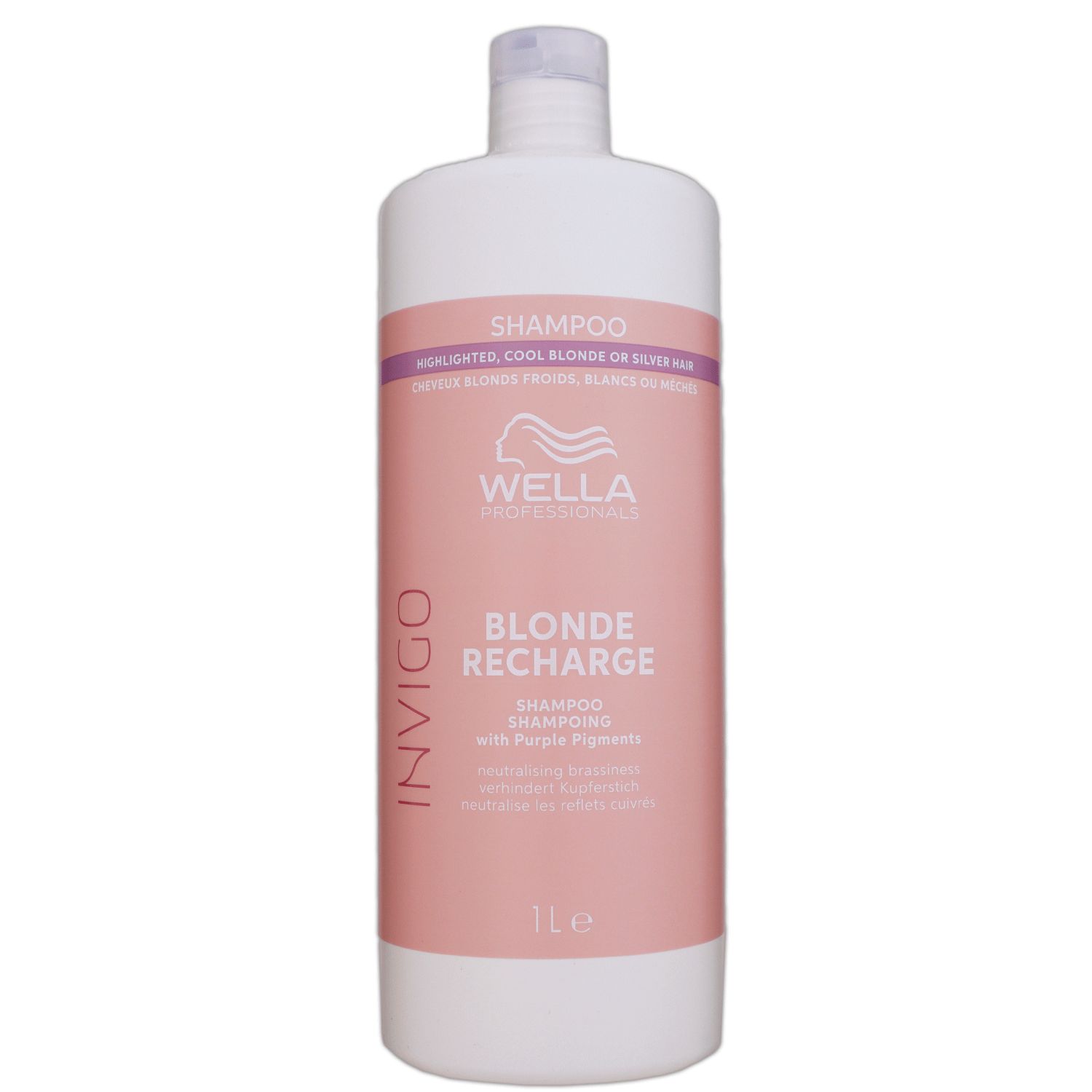 Wella Invigo Blonde Recharge 1000 ml Shampoo farbauffrischendes Blondshampoo