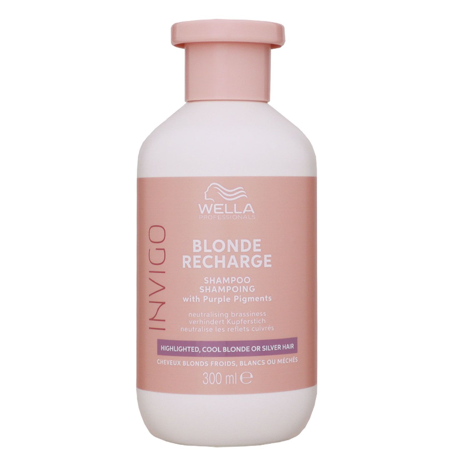 Wella Invigo Blonde Recharge 300 ml Haarshampoo Silbershampoo