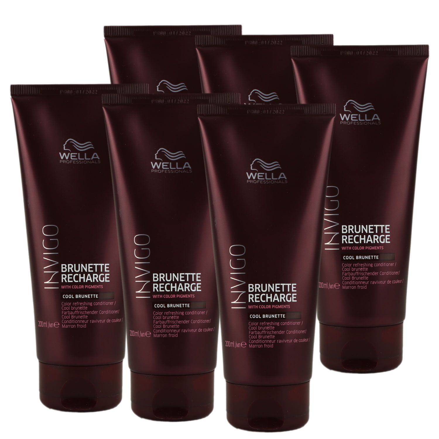 Wella Color Recharge Cool Brunette Conditioner – 200 Ml, Farbauffrischung Für Braunes Haar, Vegan & Silikonfrei