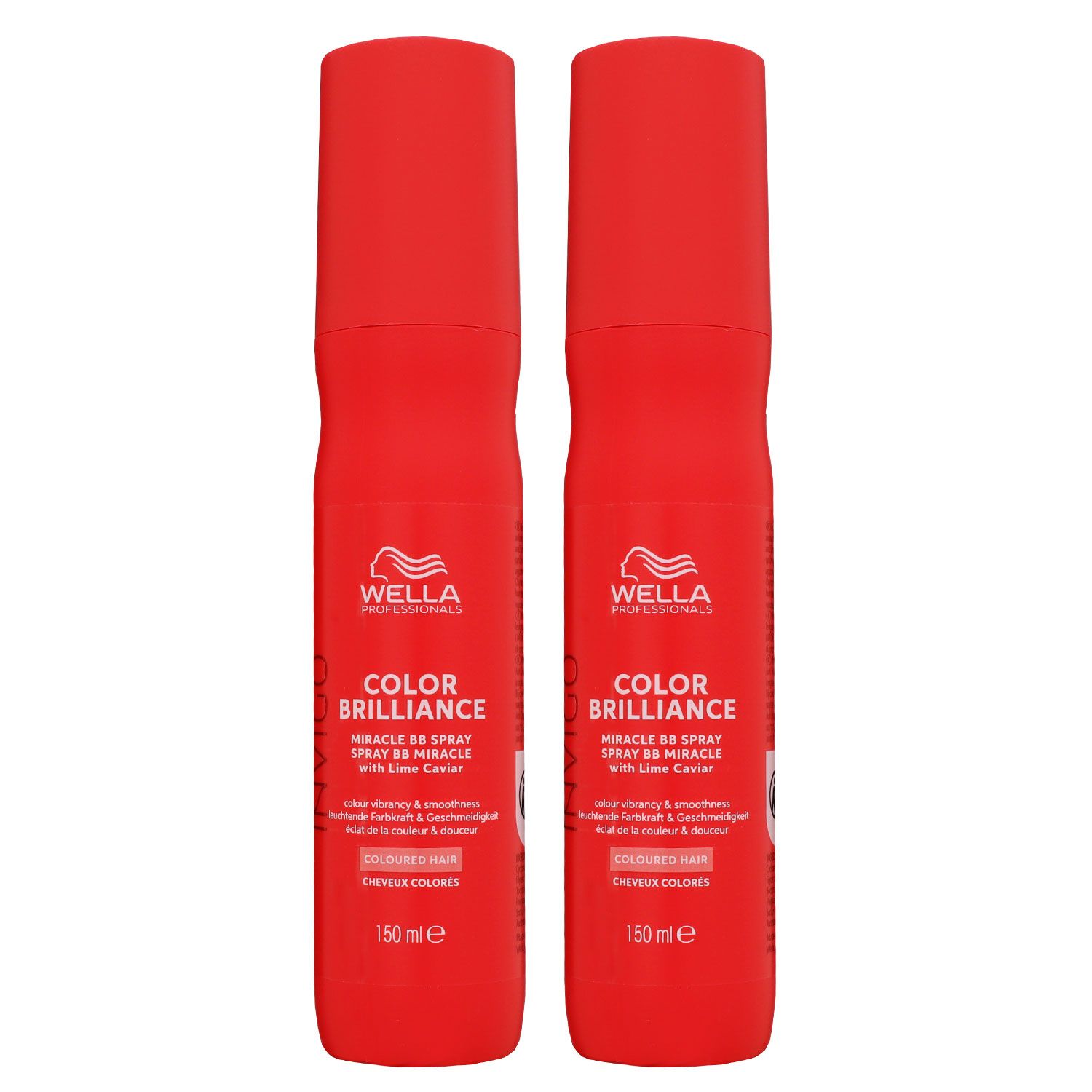 Wella Invigo Color Brilliance 2 x 150 ml Color Miracle BB Spray Leave In Spray Farbschutz Set
