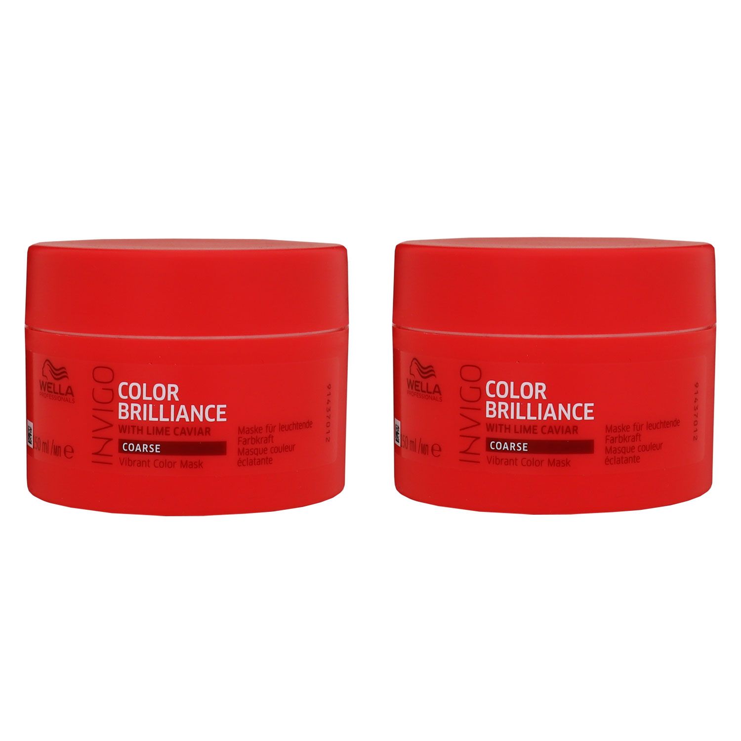 Wella Invigo Color Brilliance 2 x 150 ml Maske f�r kr�ftiges Haar Set