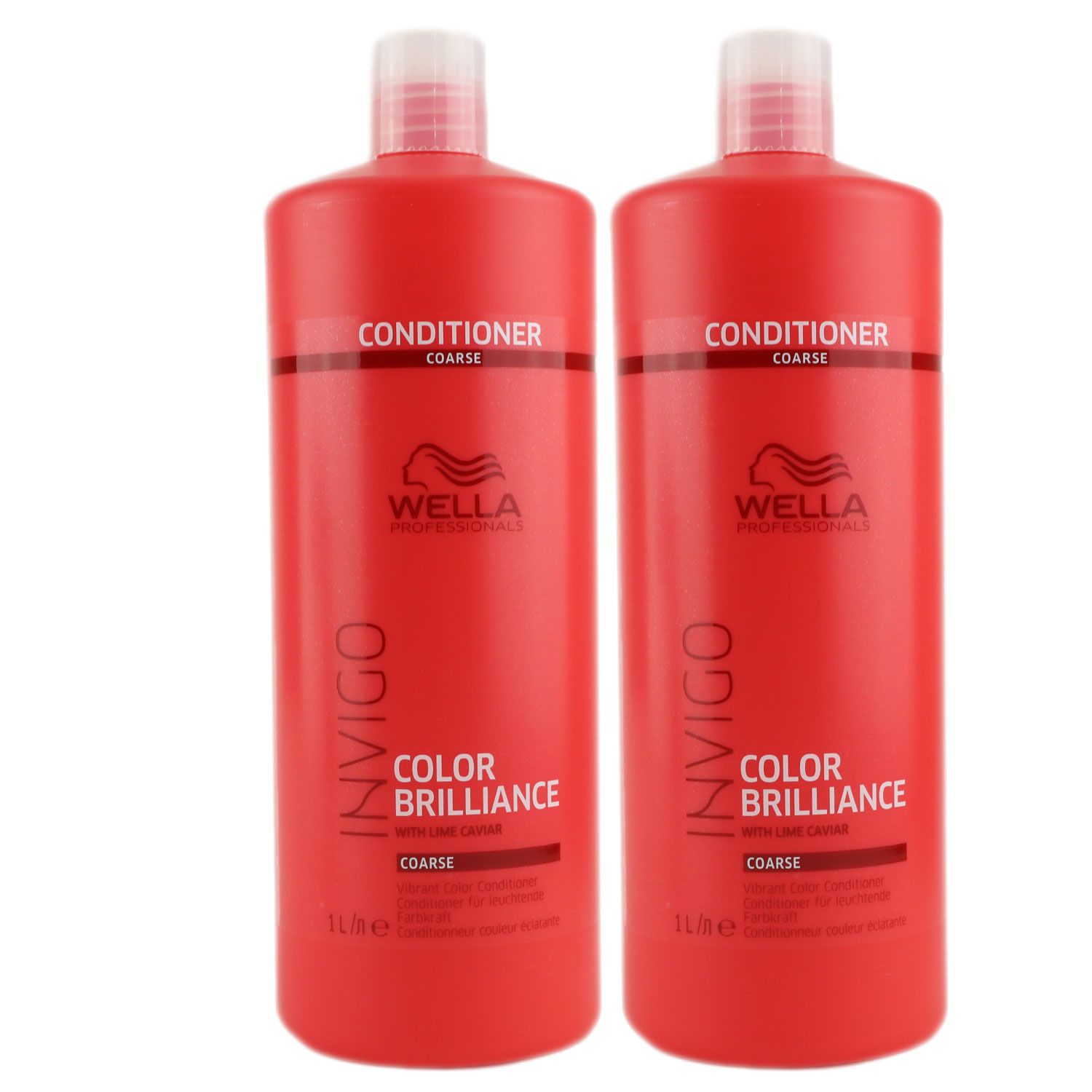 Wella Invigo Color Brilliance Coarse 2 x 1000 ml Conditioner kr�ftiges Haar Set