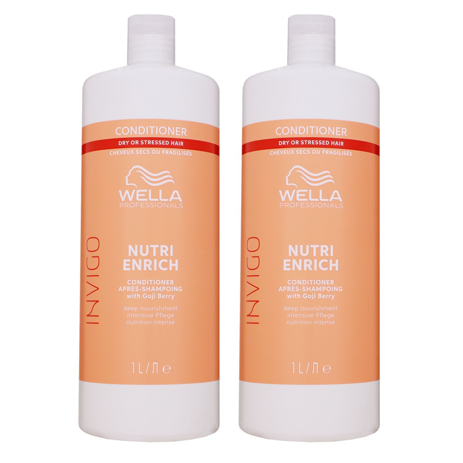 Wella Invigo Nutri Enrich 2 x 1000 ml Conditioner f�r trockenes beanspruchtes Haar Set