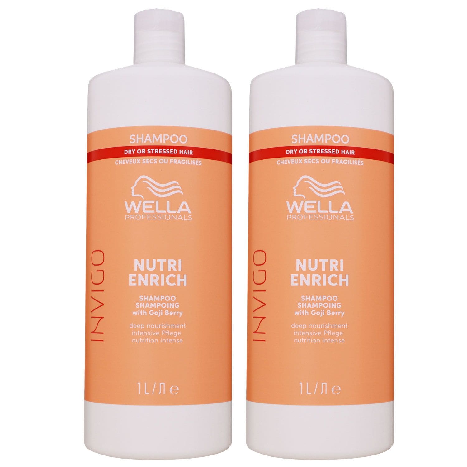 Wella Invigo Nutri Enrich 2 x 1000 ml Shampoo f�r trockenes Haar Set