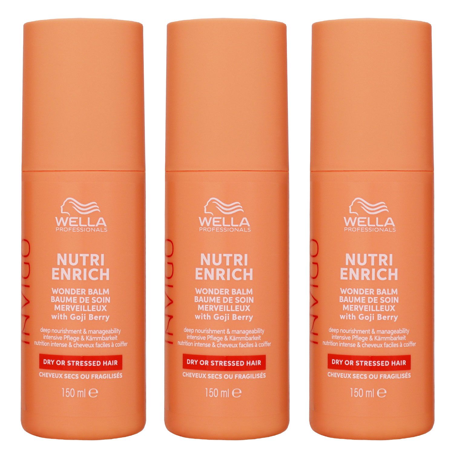 Wella Invigo Nutri Enrich 3 x 150 ml Wonder Balm Set