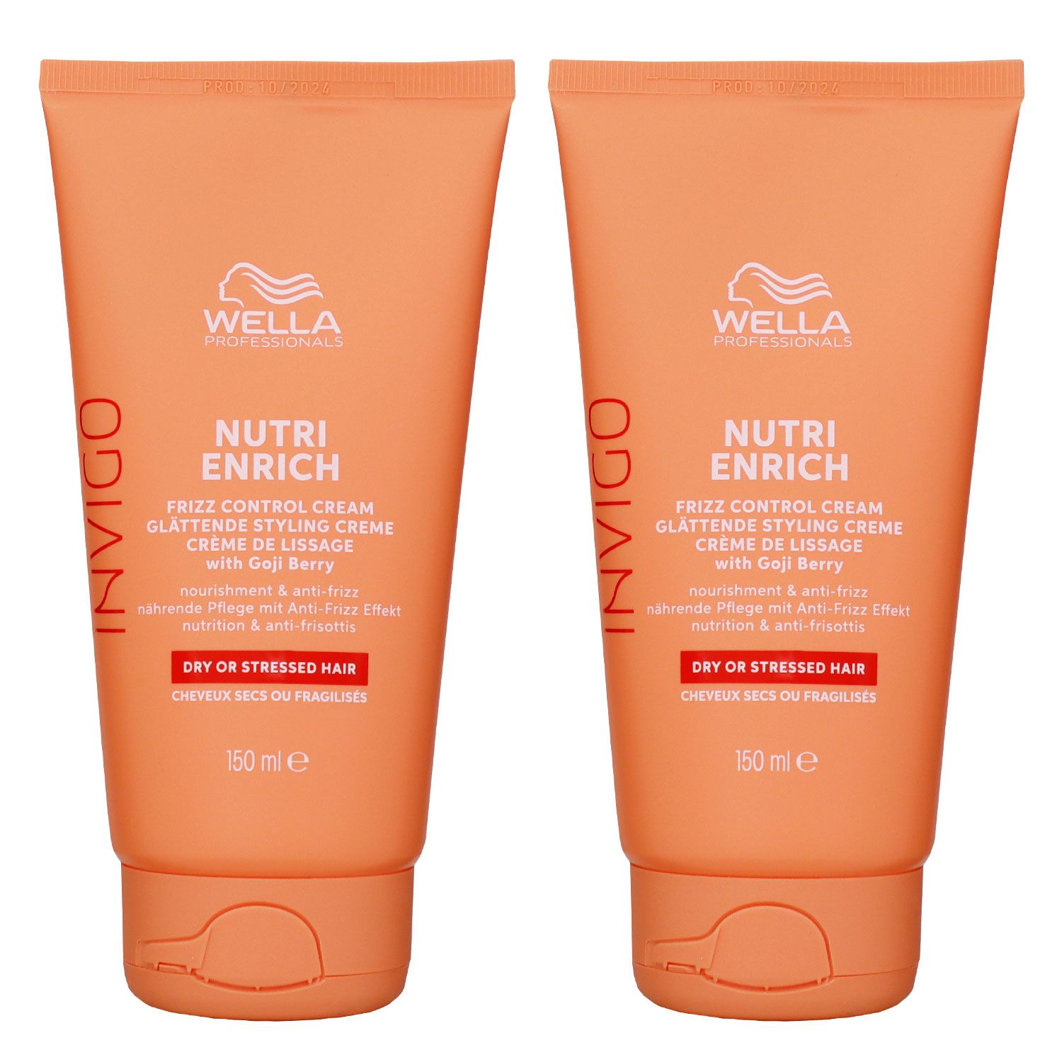 Wella Invigo Nutri Enrich Frizz Control 2 x 150 ml gl�ttende Stylingcreme Set