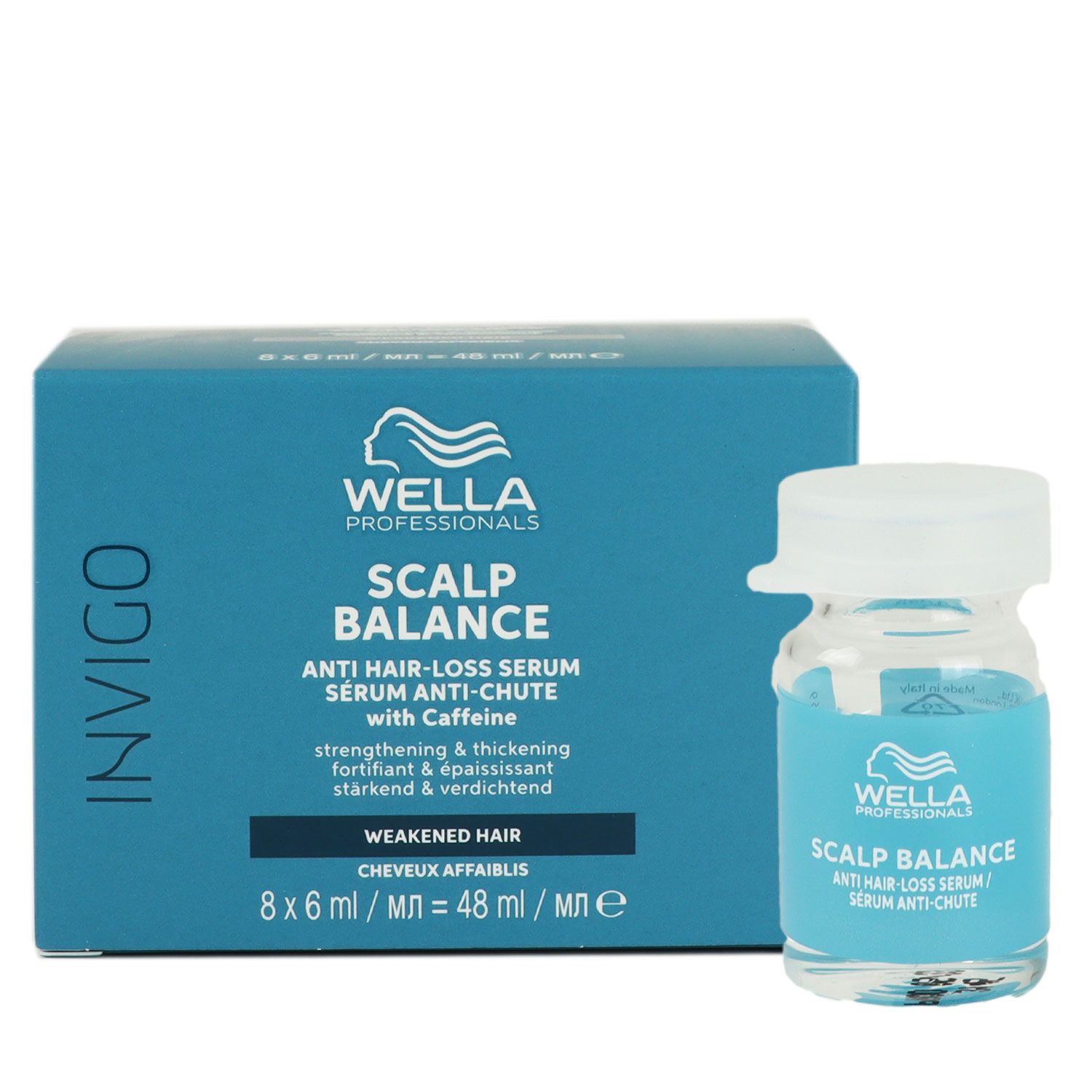 Wella Invigo Scalp Balance 8 St�ck je 6 ml Anti Hair Loss Serum Leave in
