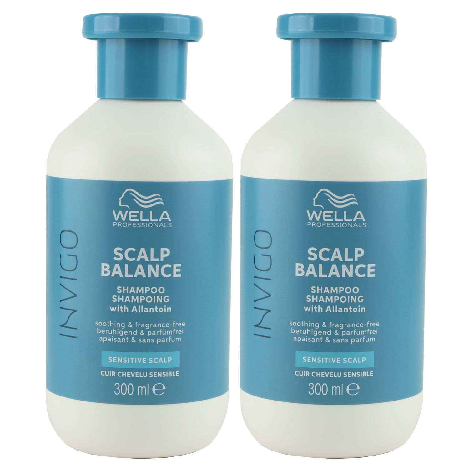 Wella Invigo Scalp Balance Sensitive Scalp 2 x 300 ml Anti Schuppen Shampoo Set