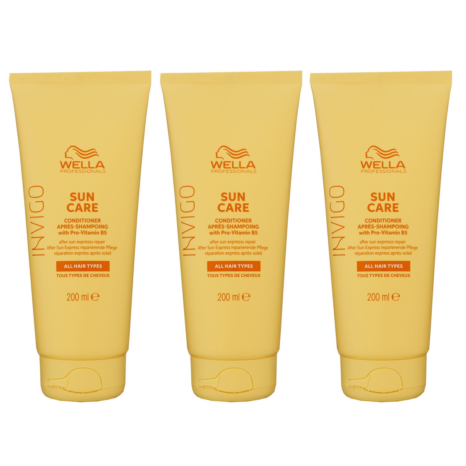 Wella Invigo Sun 3 x 200 ml After Sun Express Conditioner Set
