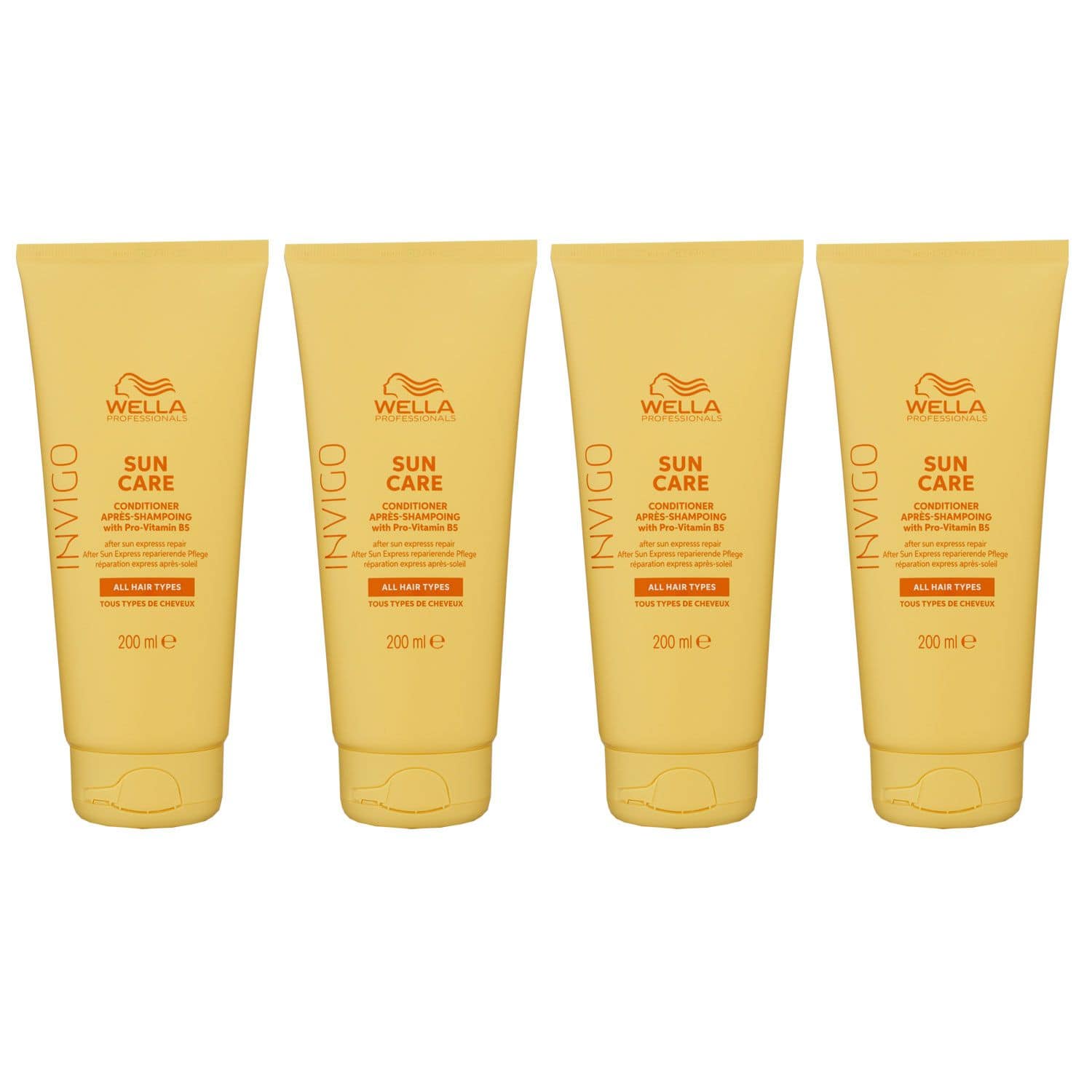 Wella Invigo Sun 4 x 200 ml After Sun Express Conditioner Set
