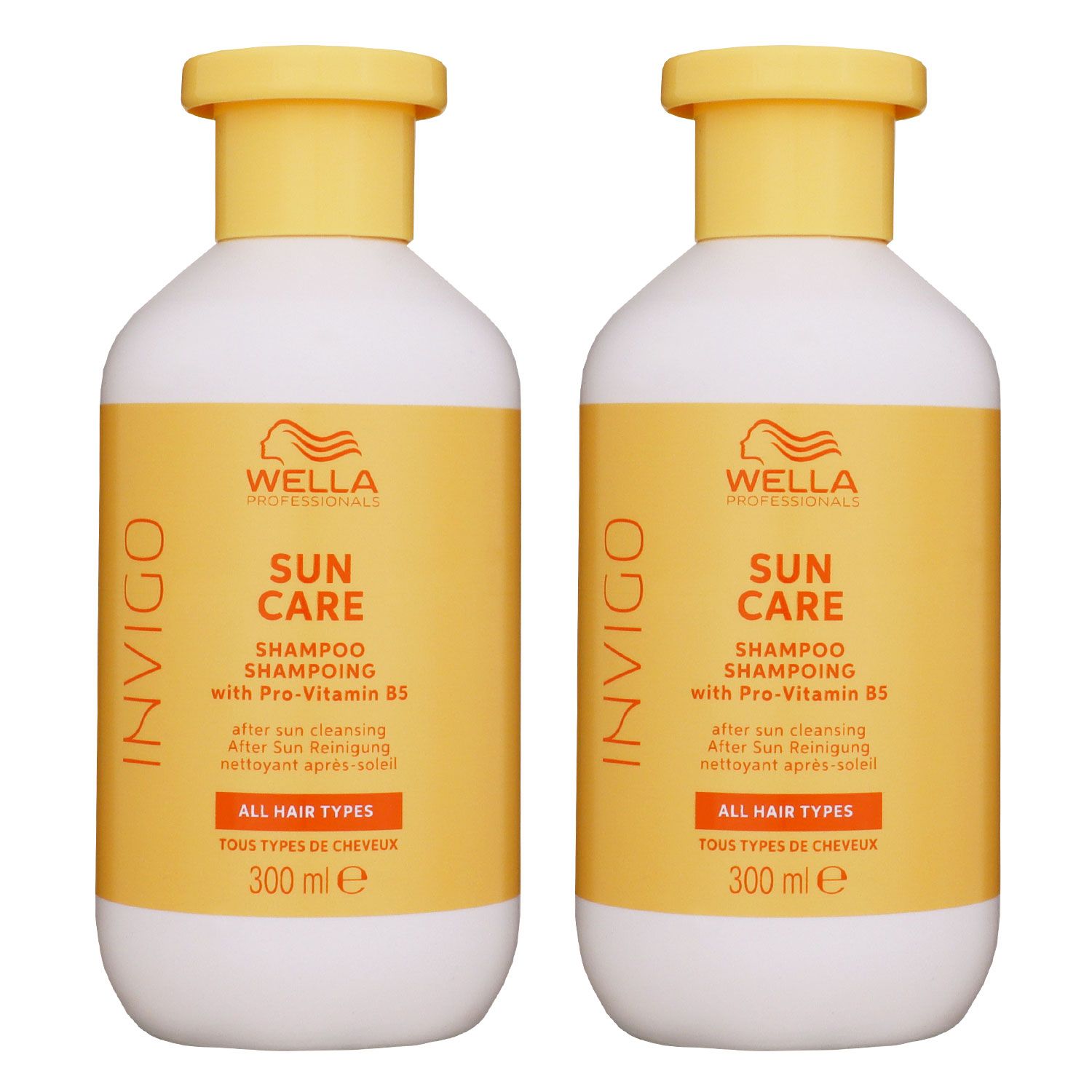 Wella Invigo Sun Care 2 x 300 ml Haarshampoo After Sun Shampoo Set