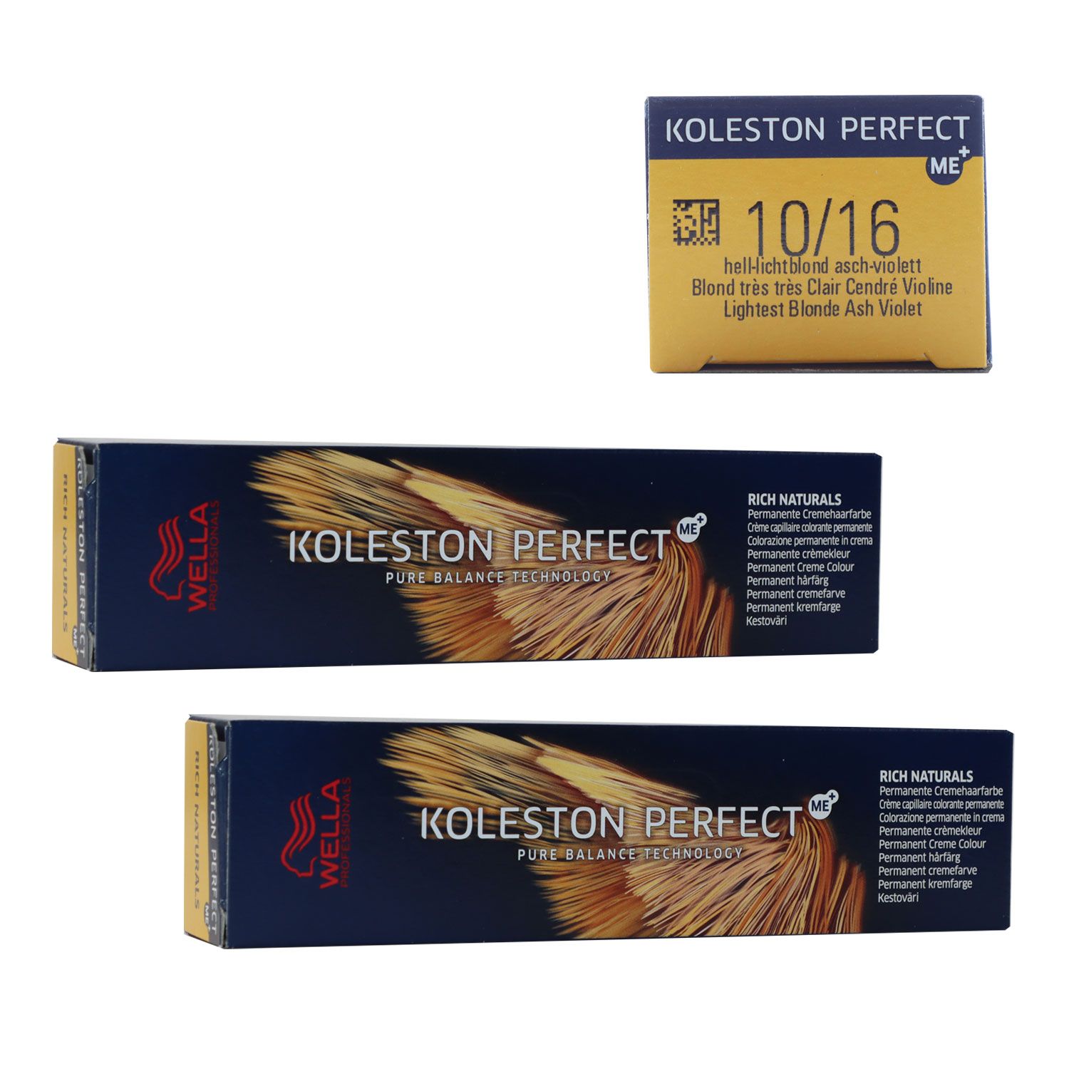 Wella Koleston 2 x 60 ml 10/16 hell lichtblond asch-violett Set