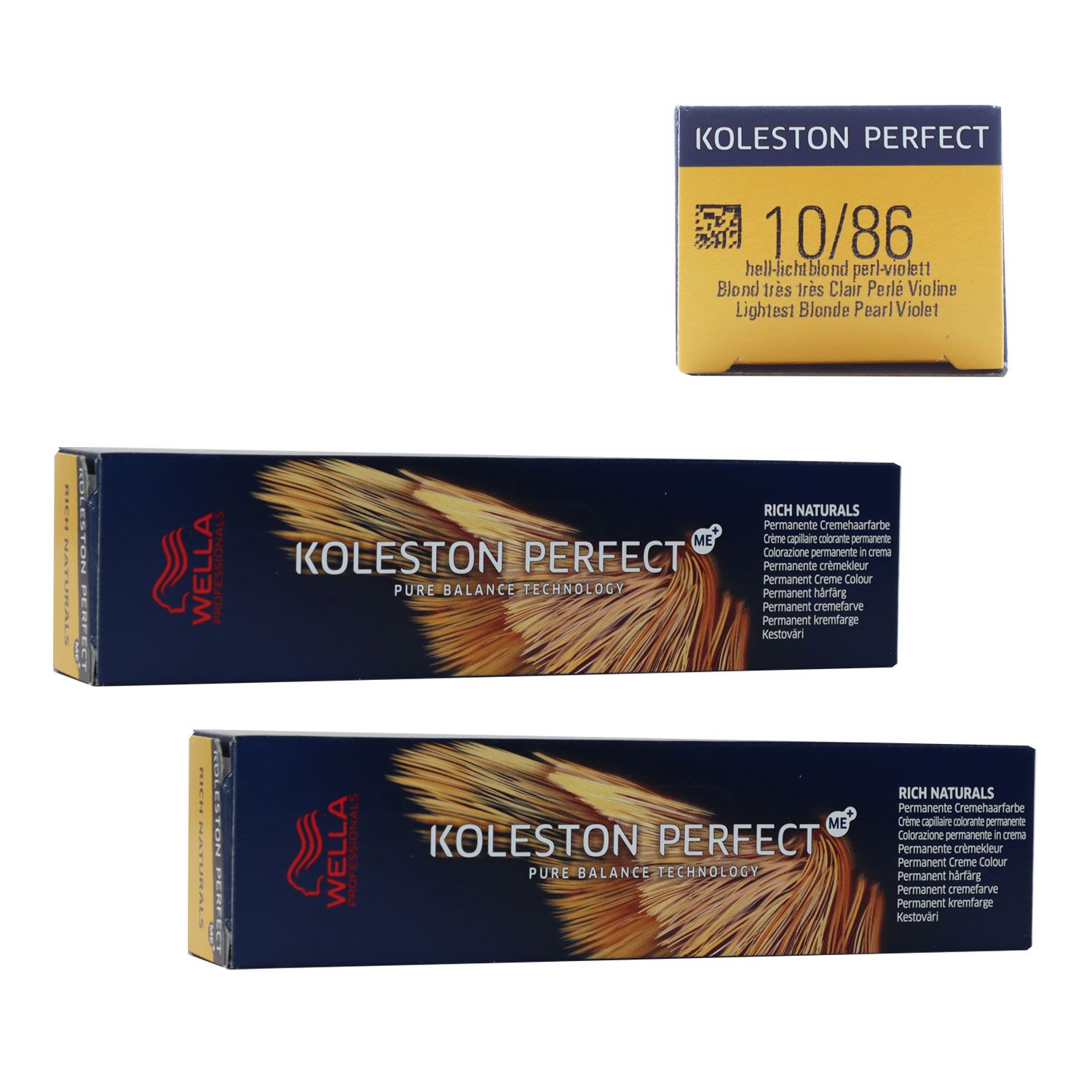 Wella Koleston 2 x 60 ml 10/86 hell lichtblond pearl-violett Set