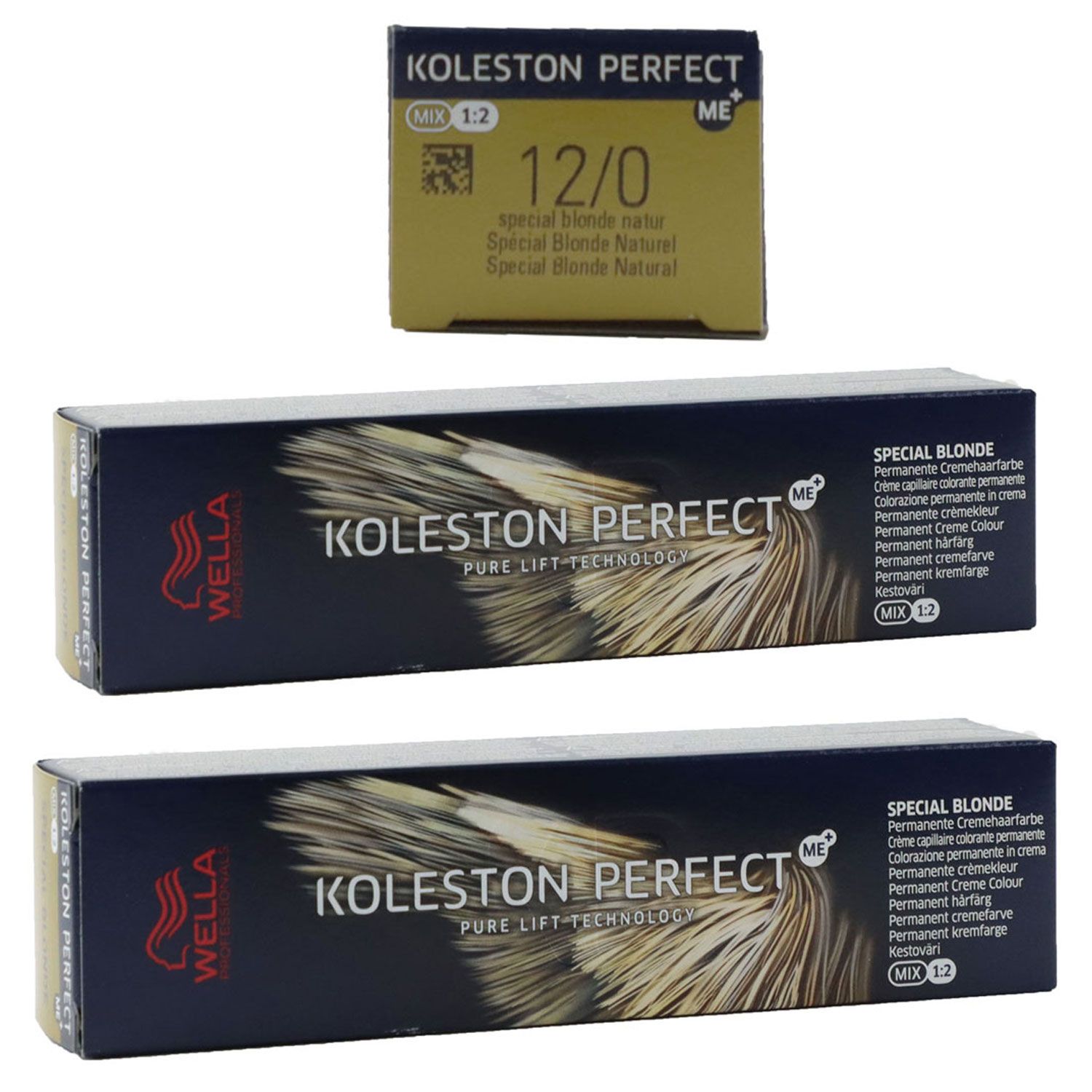 Wella Koleston 2 x 60 ml 12/0 spezialblond natur Set