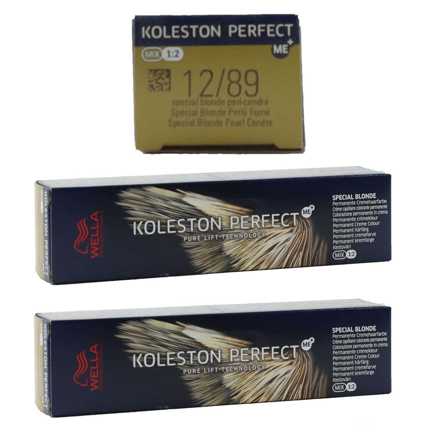 Wella Koleston 2 x 60 ml 12/89 Spezialblond perl cendre Set