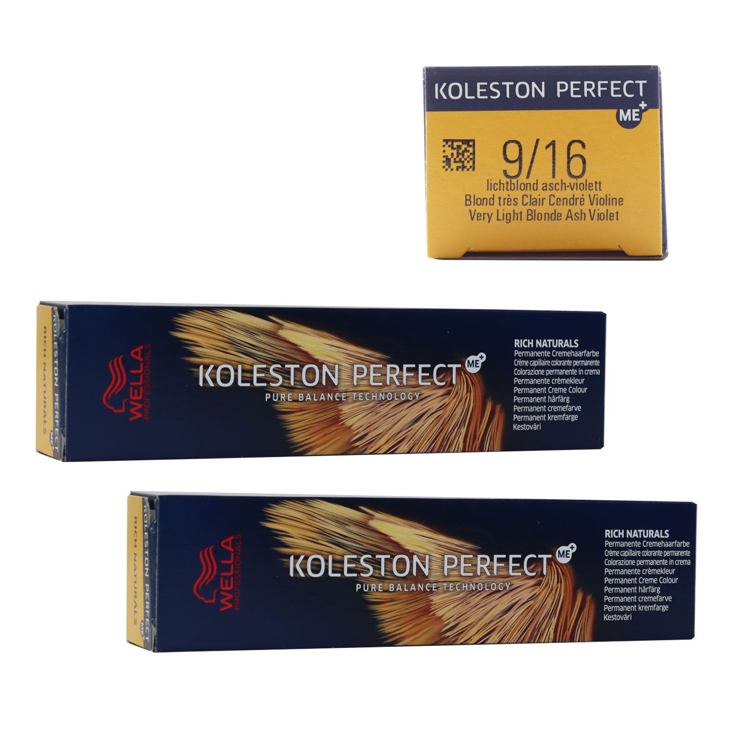 Wella Koleston 2 x 60 ml 9/16 lichtblond asch-violett Set