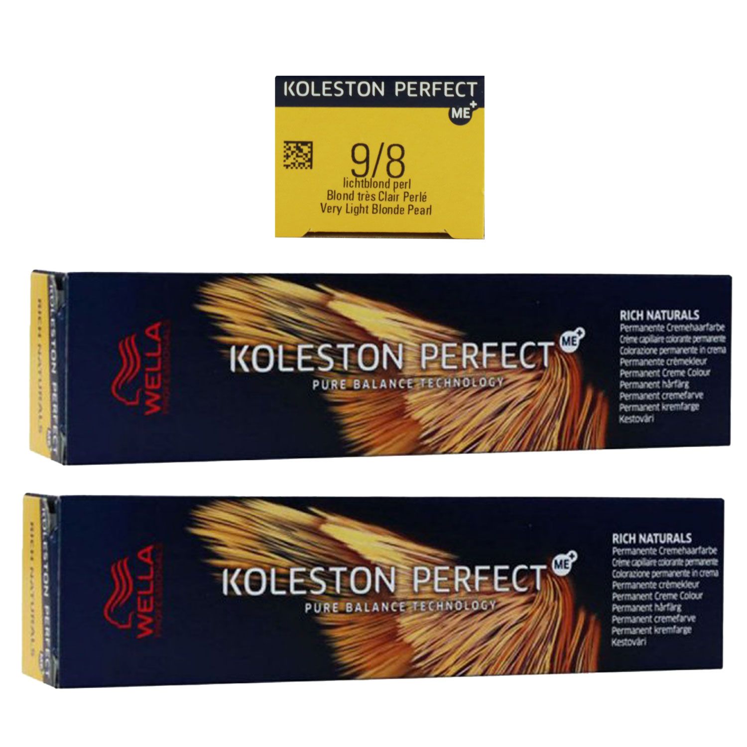 Wella Koleston 2 x 60 ml 9/8 lichtblond pearl Set