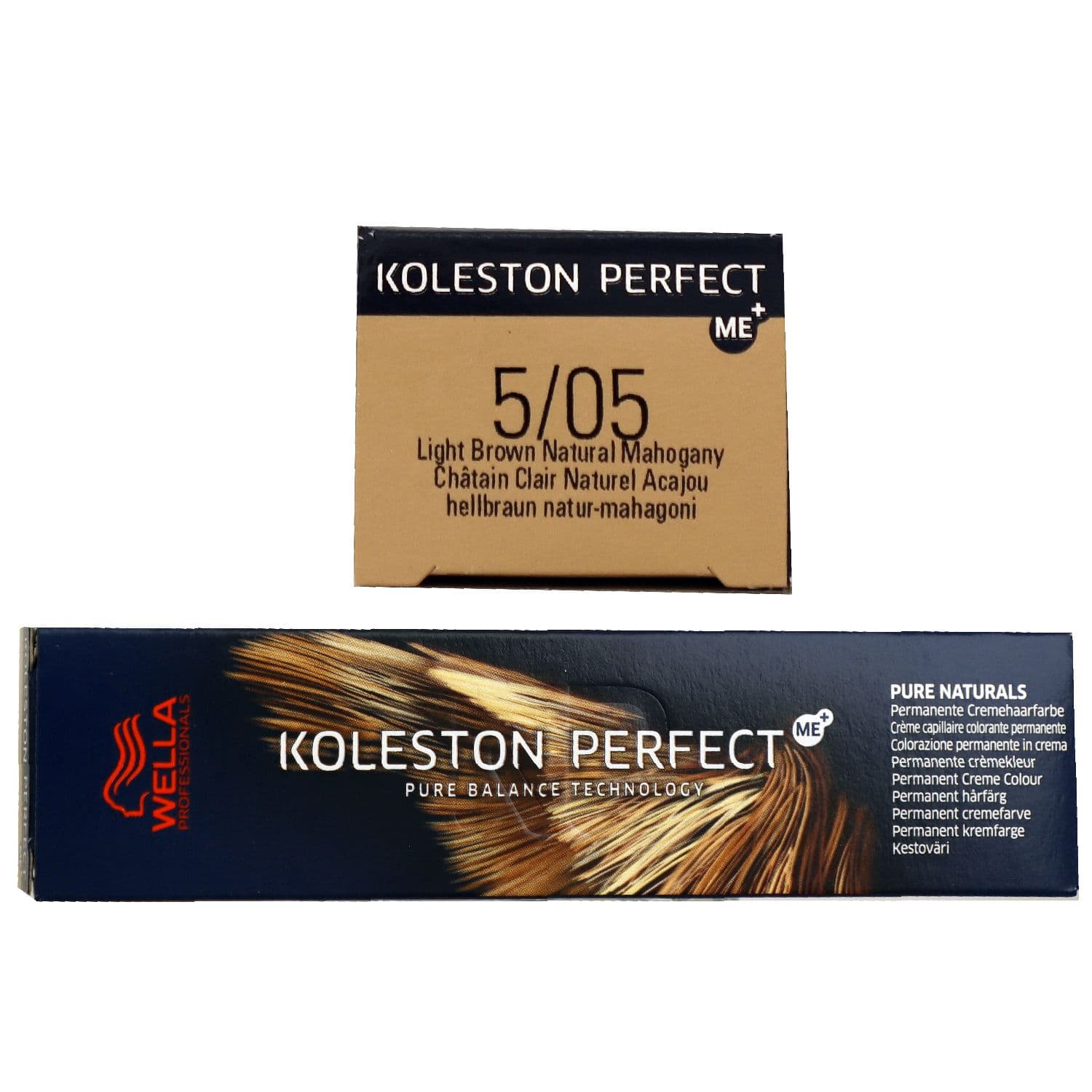 Wella Koleston 60 ml 5/05 hellbraun natur mahagoni