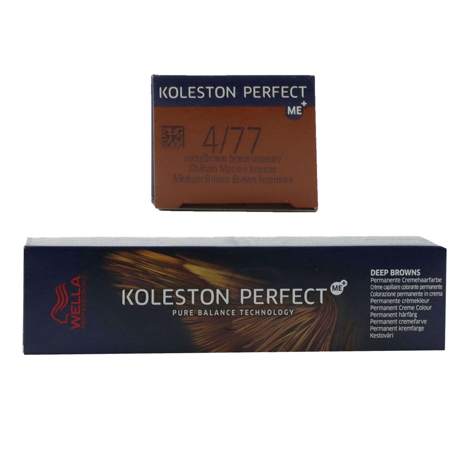 Wella Koleston Perfect ME Deep Browns 60 ml 4/77 mittelbraun braun-intensiv